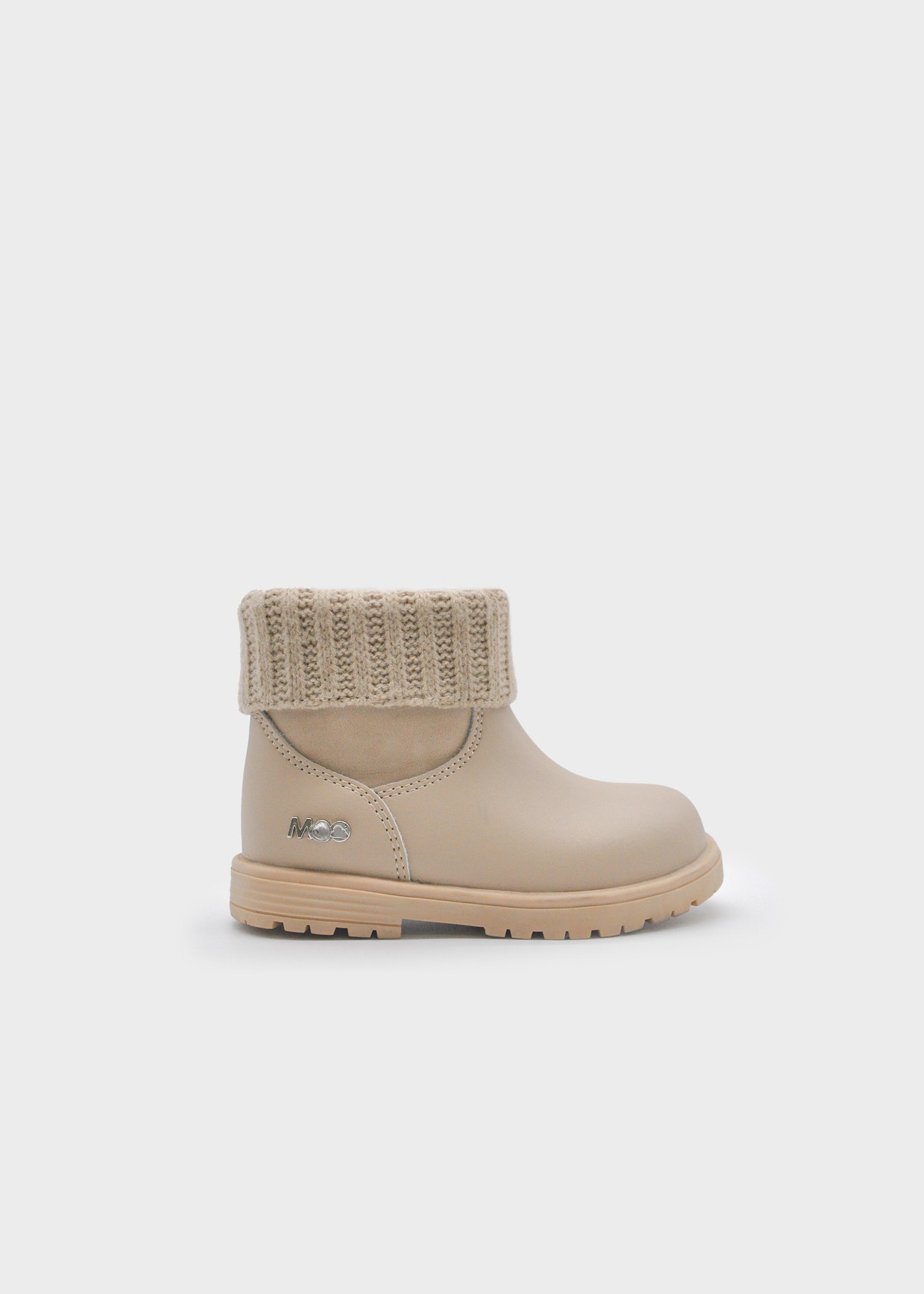 Biker Halbstiefel mit Strick Baby