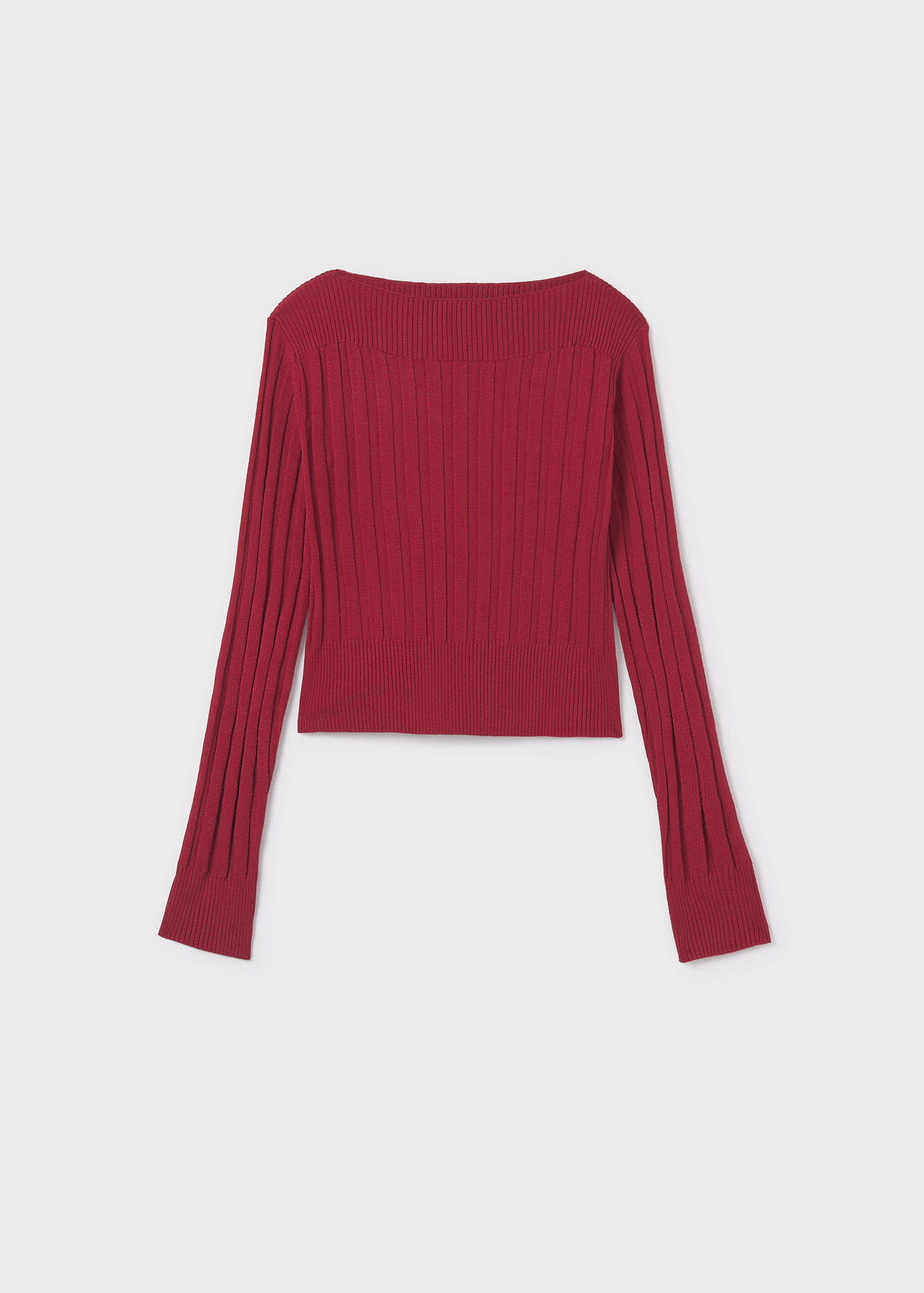 Girls detailed rib knit jumper