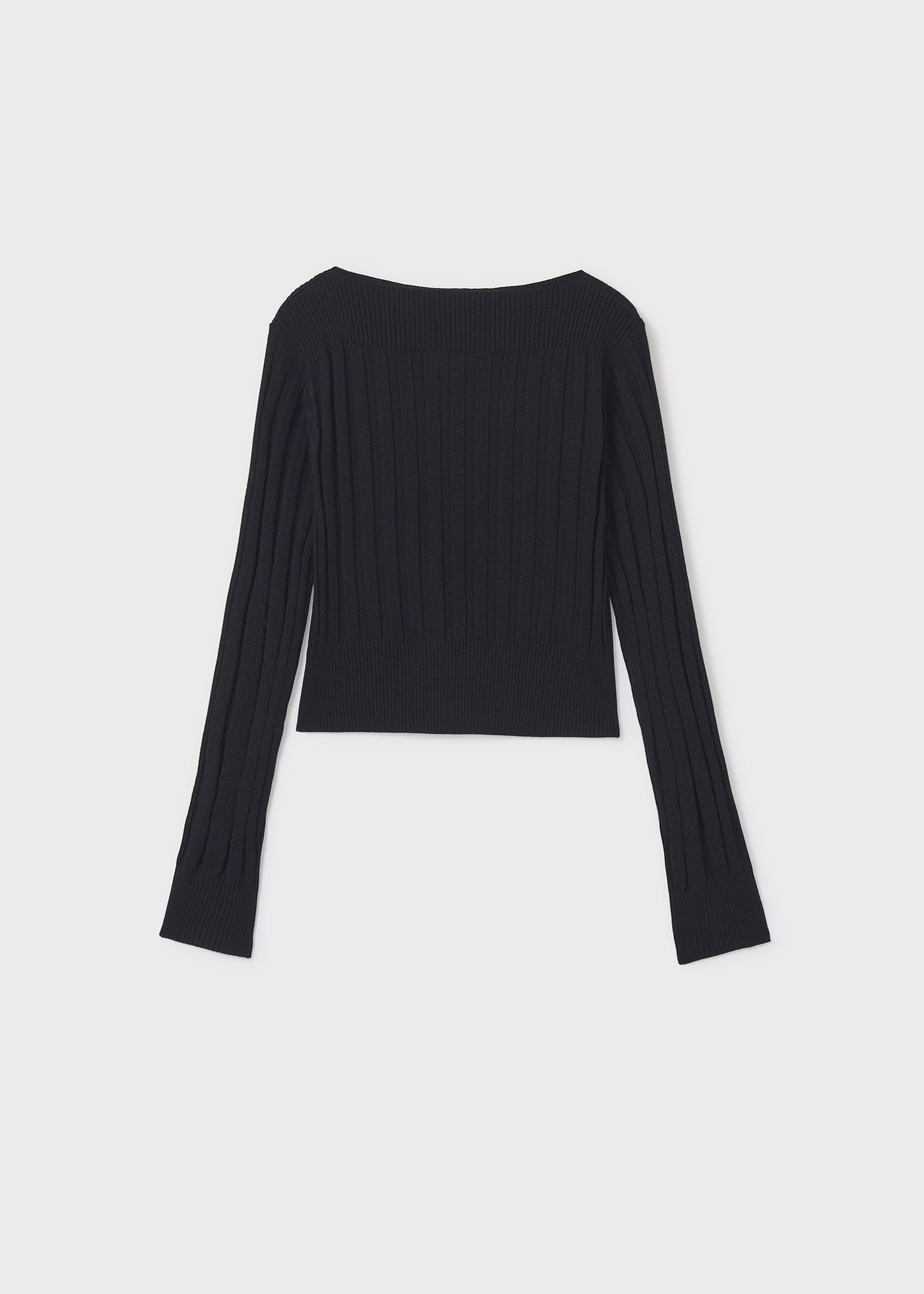 Girls detailed rib knit jumper