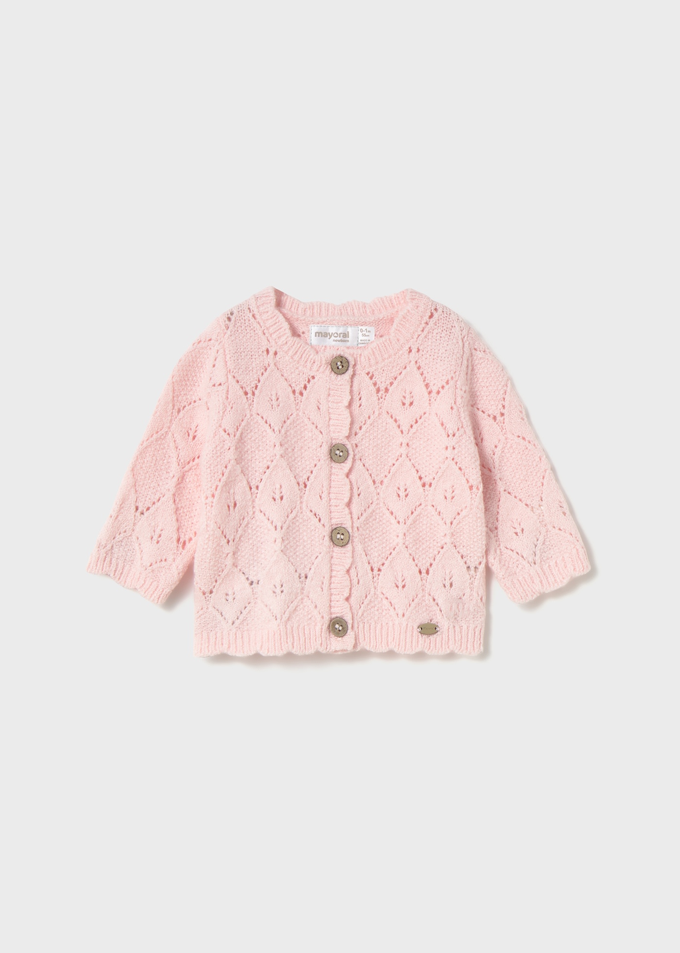 Cardigan tricot nouveau-né
