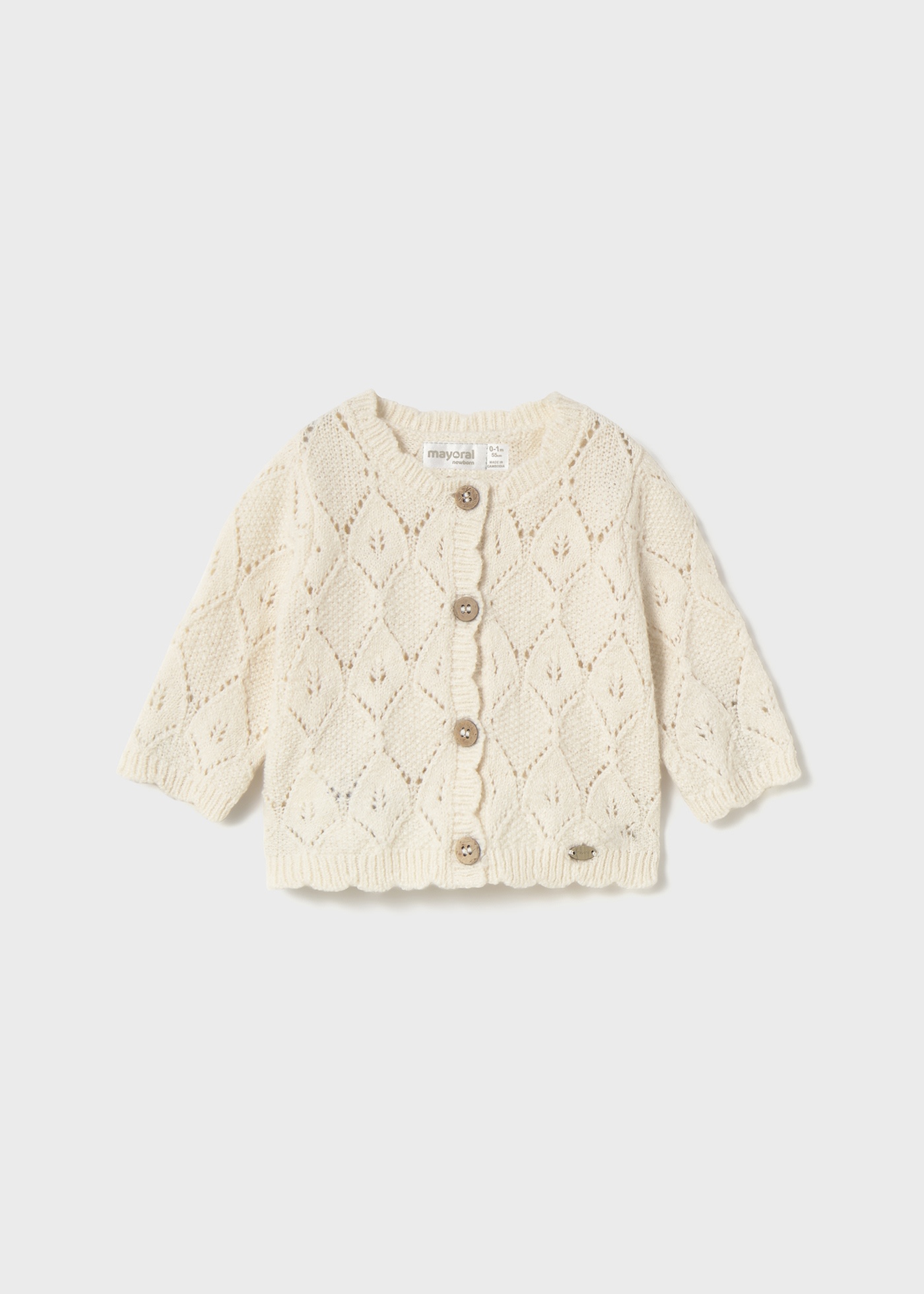 Suéter tricot recién nacida