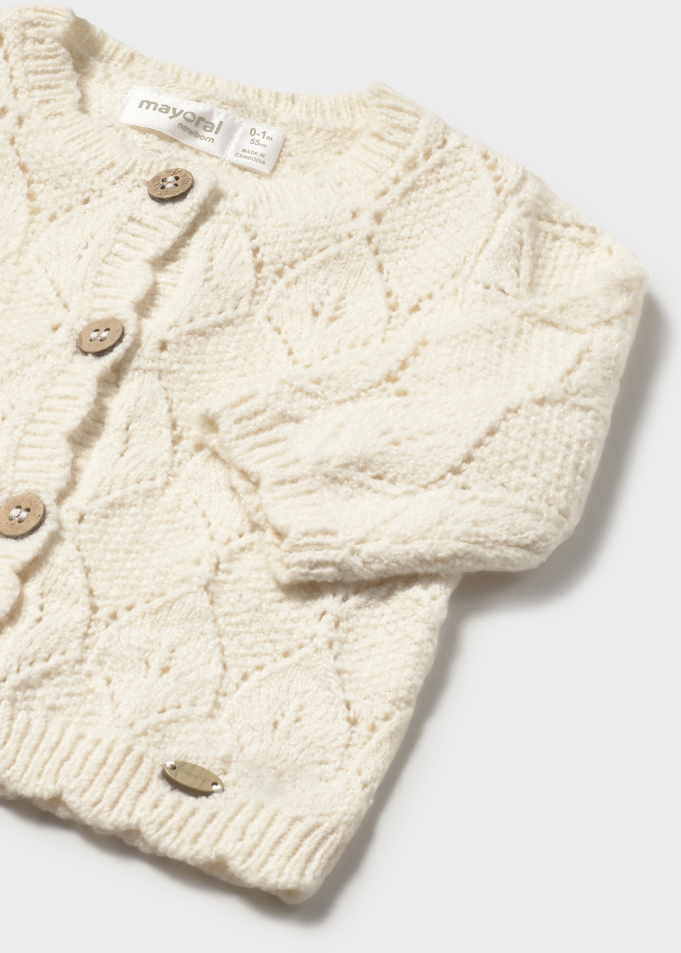 Rebeca tricot recién nacida