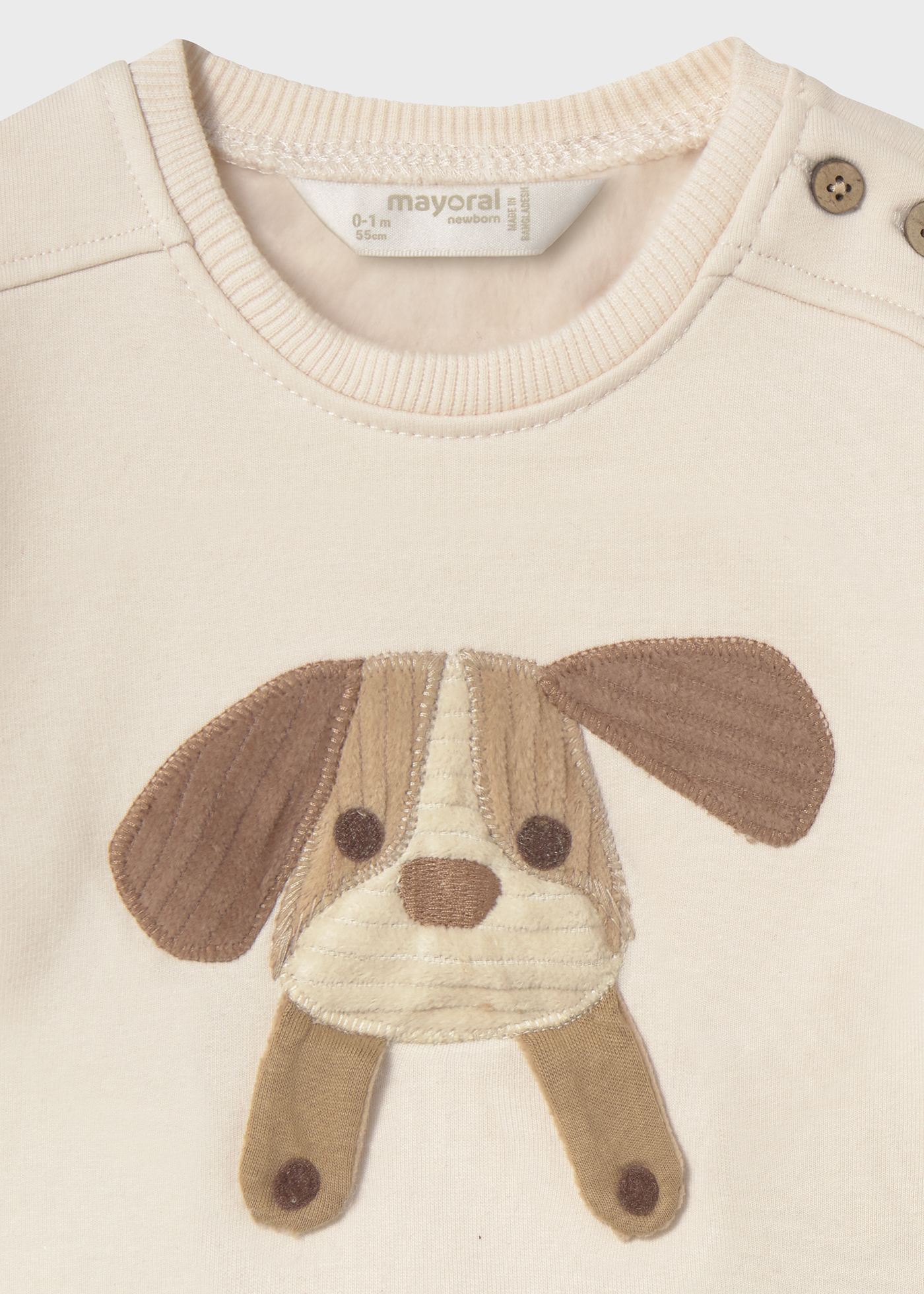 Sudadera interactiva recién nacido