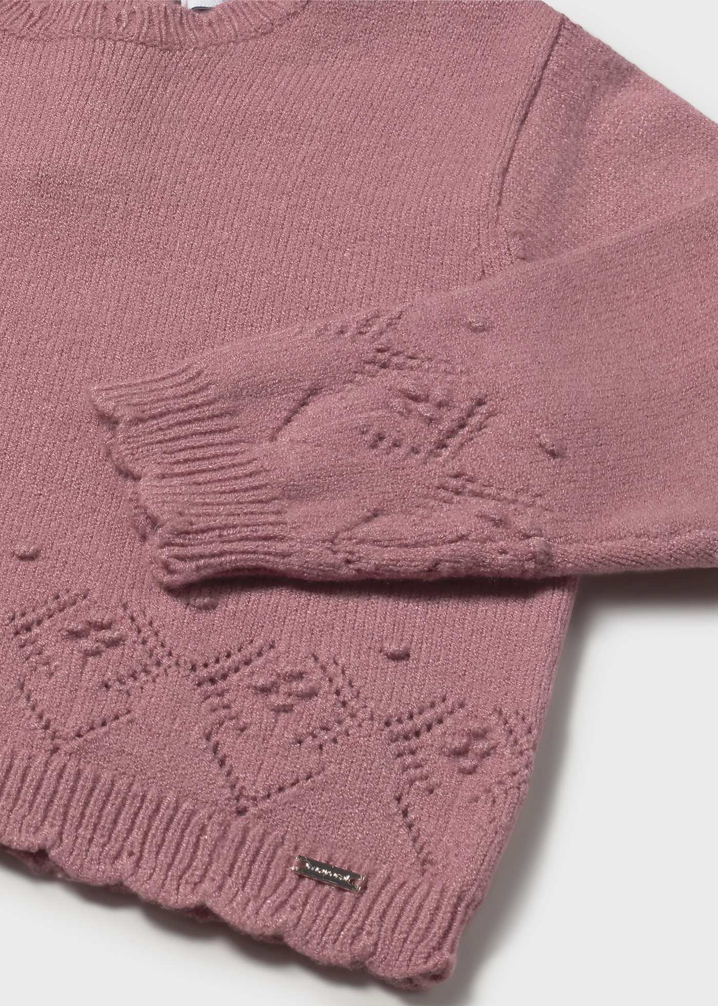Maglione trafori neonata