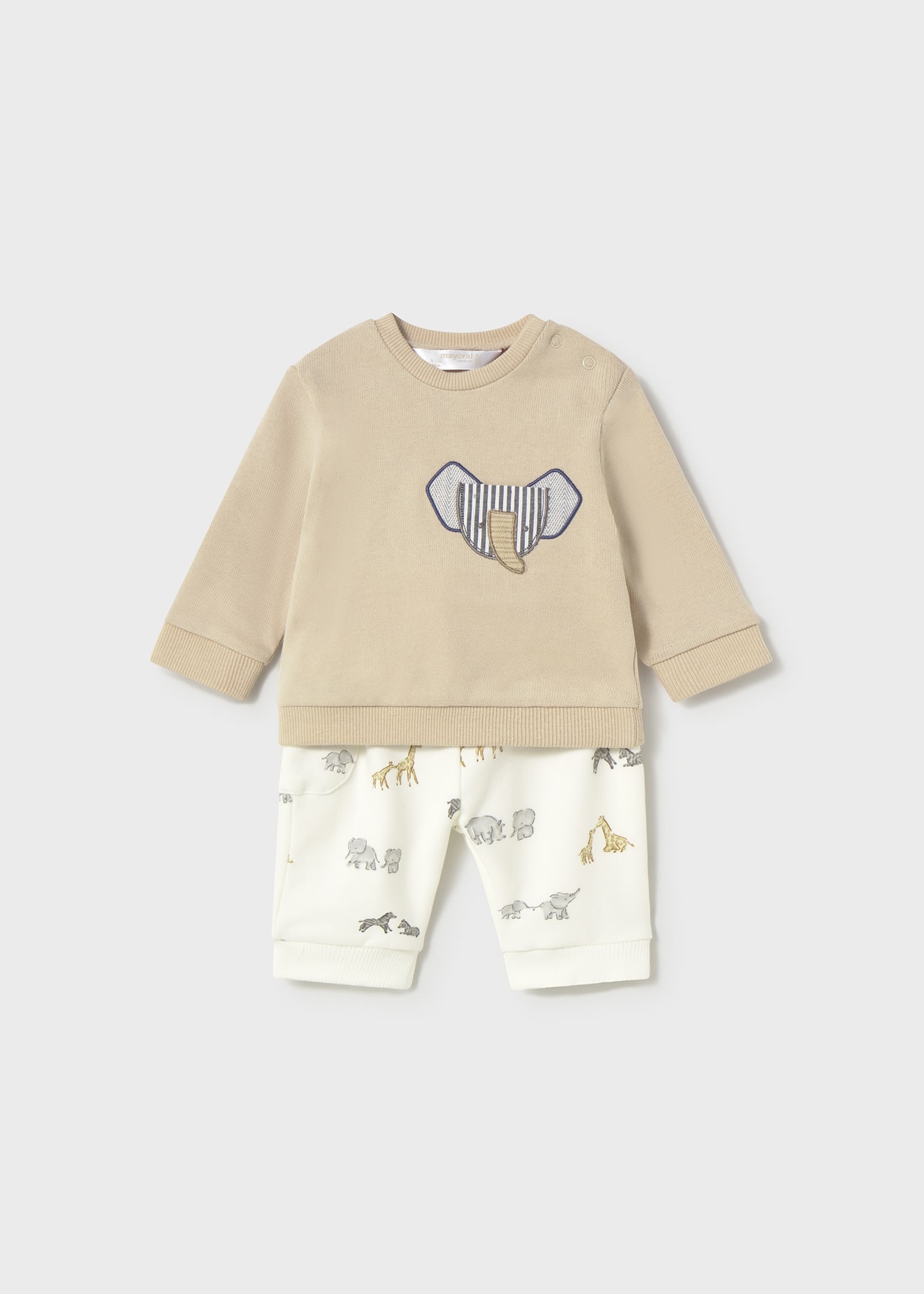 Completo 4 pezzi animaletti neonato