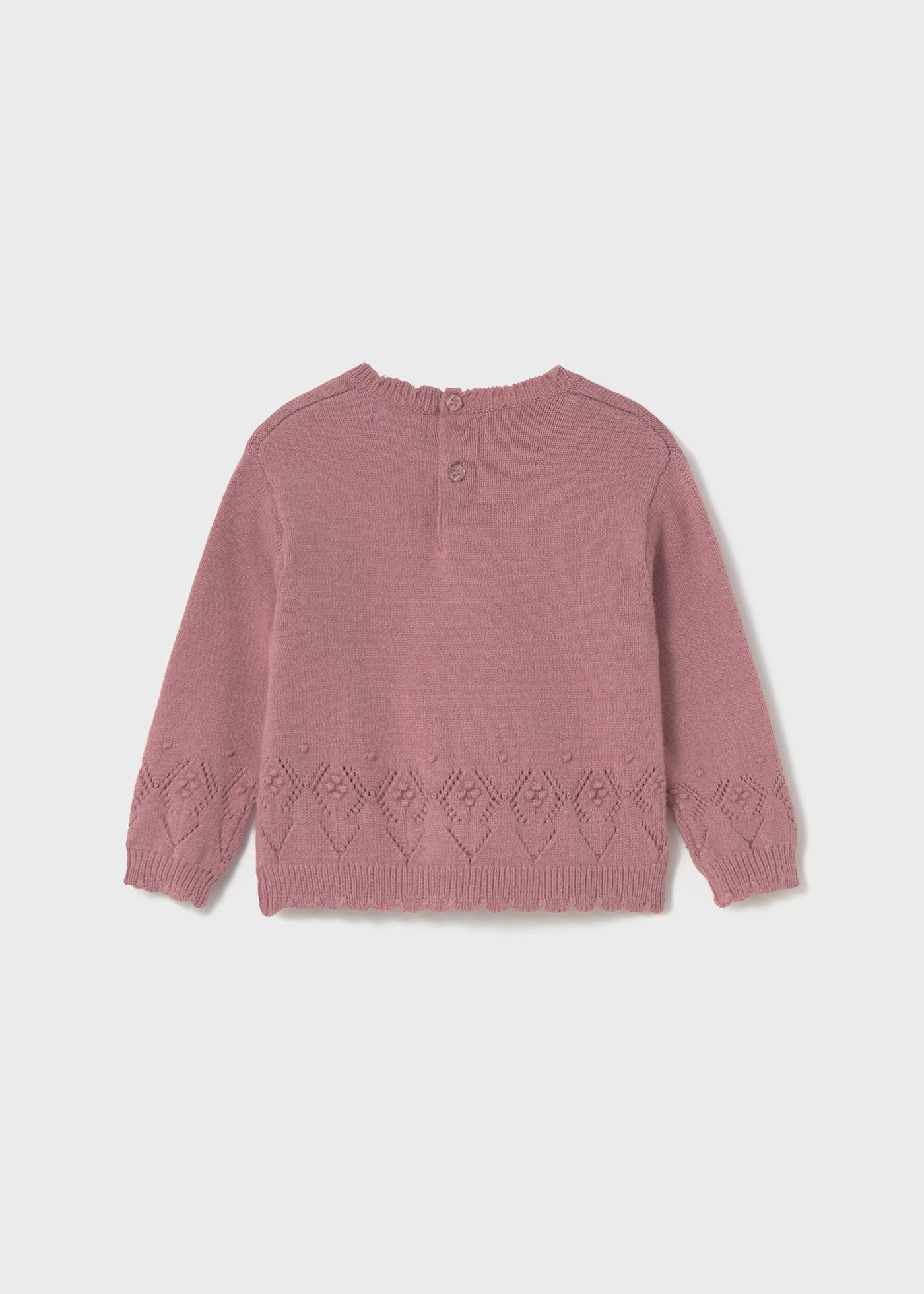 Maglione trafori neonata