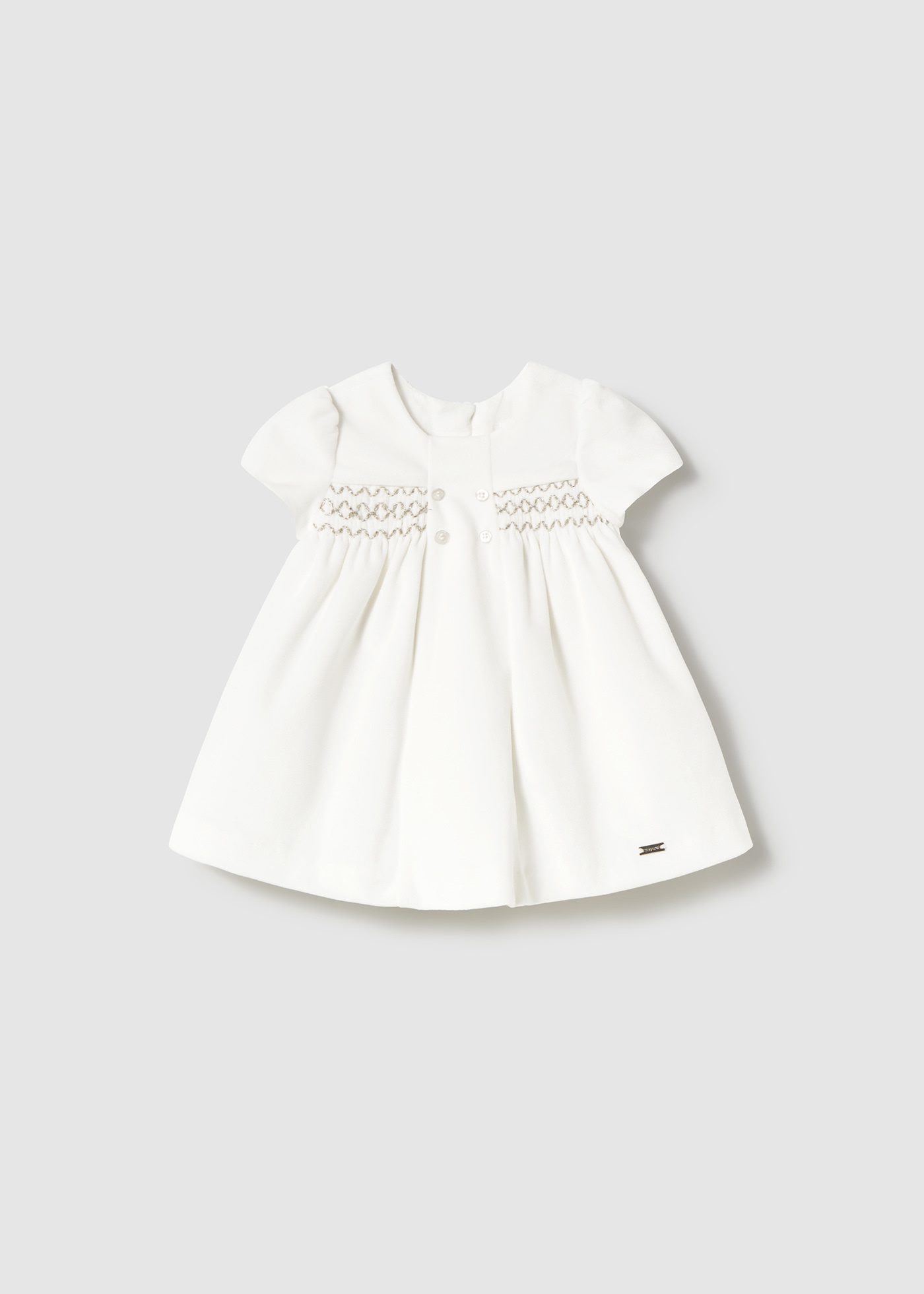 Vestido terciopelo recién nacida