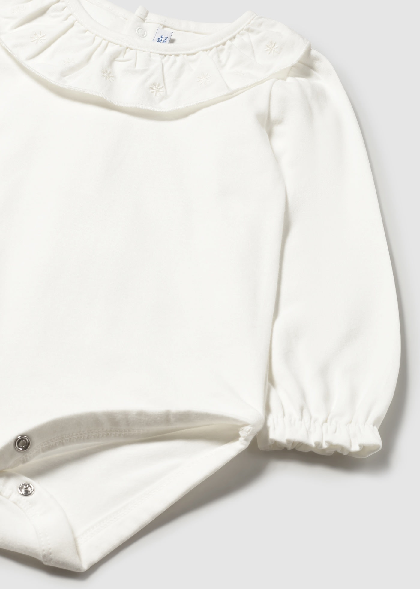 Baby Embroidered Collar Bodysuit