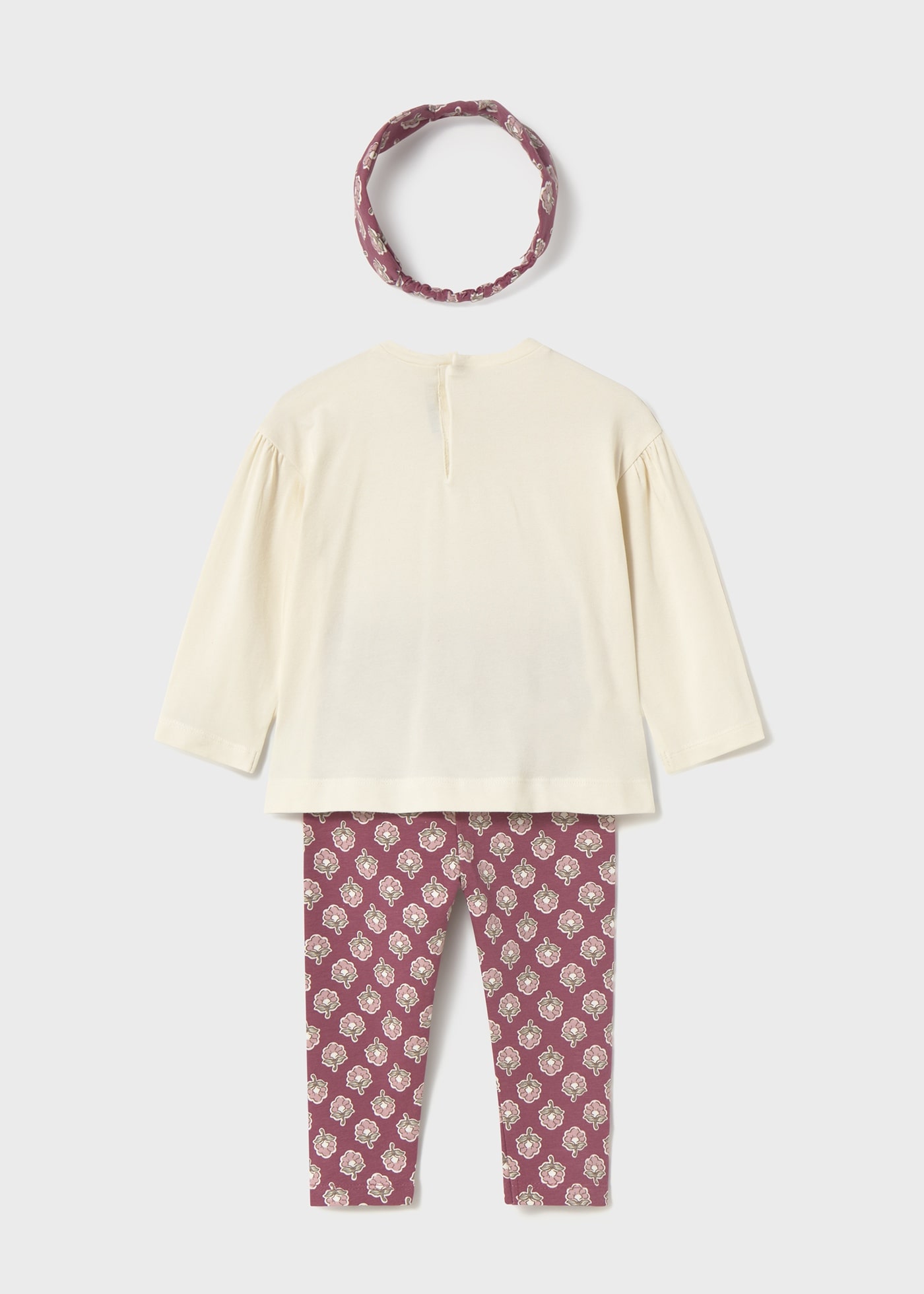 Conjunto legging con diadema bebé
