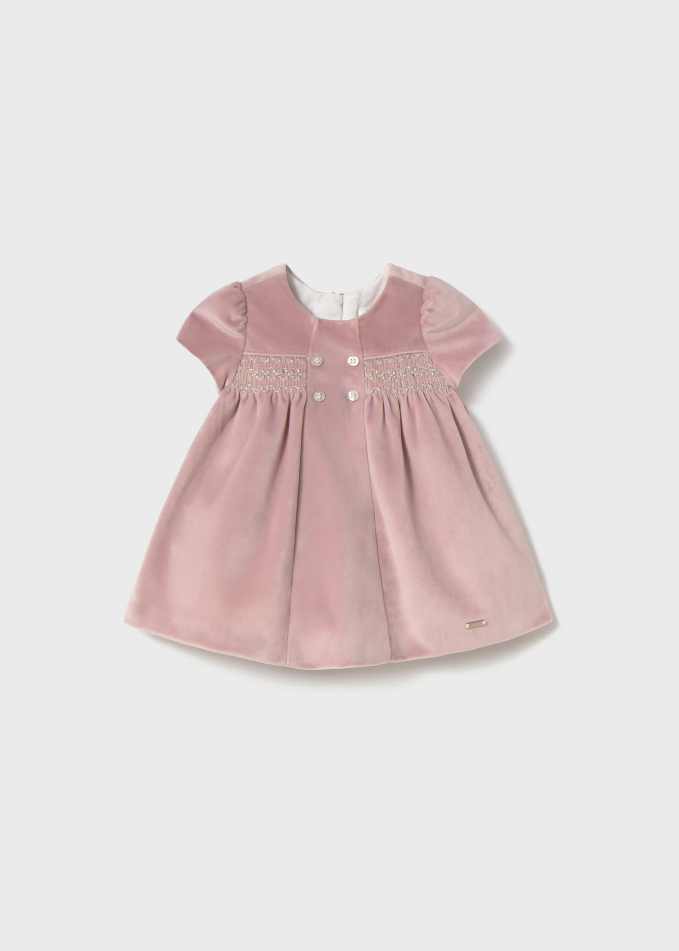 Vestido terciopelo recién nacida