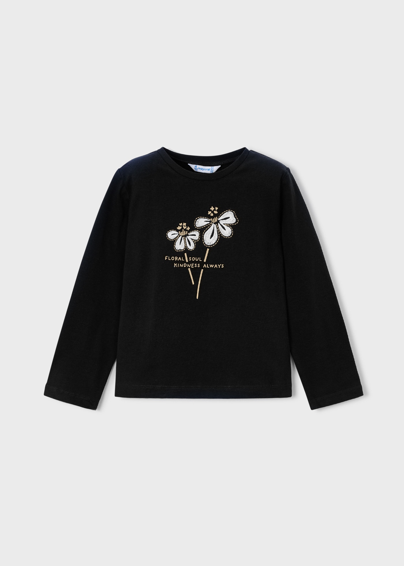 Girl Basic Flower T-Shirt