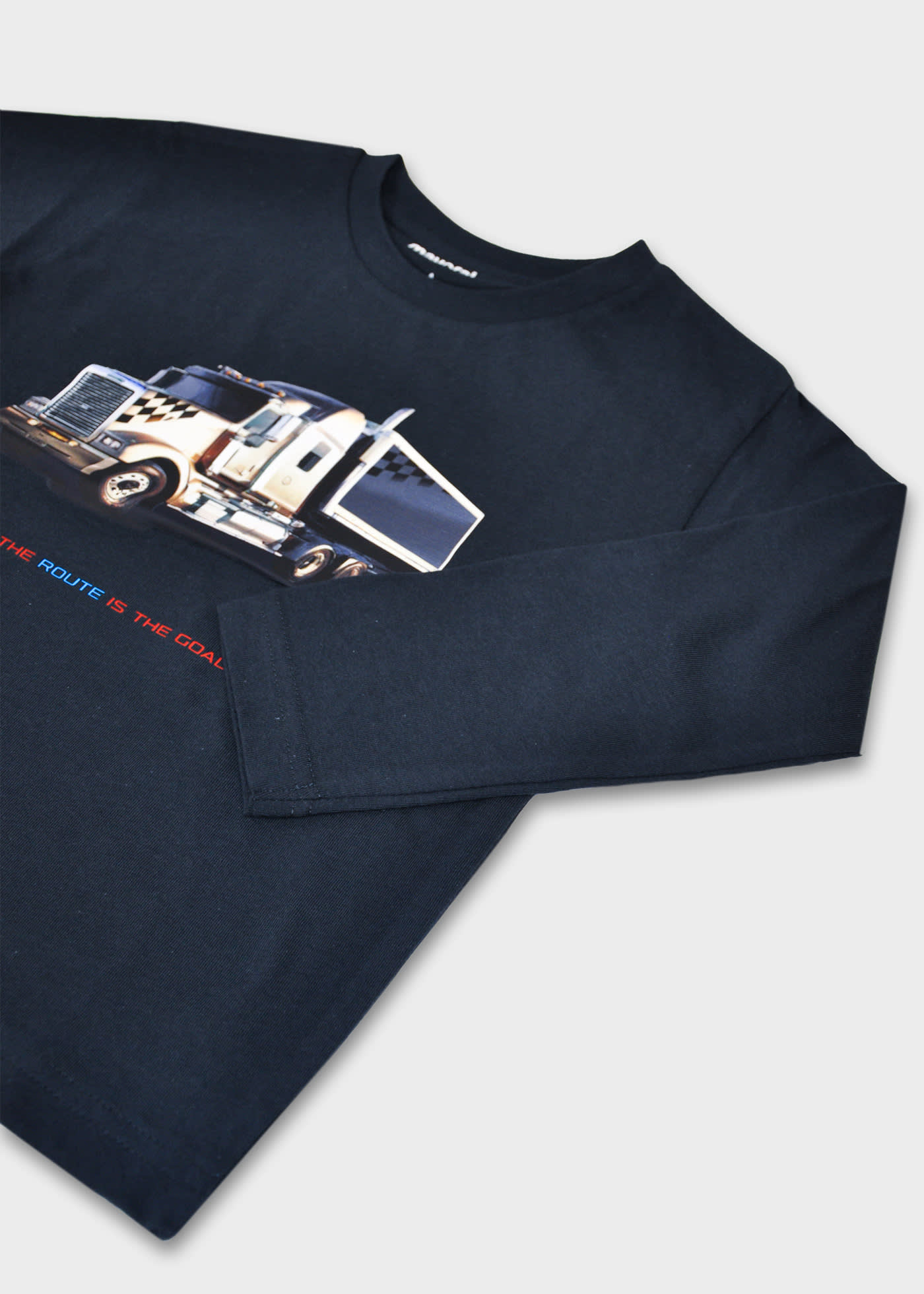 Boys long sleeved lorry shirt