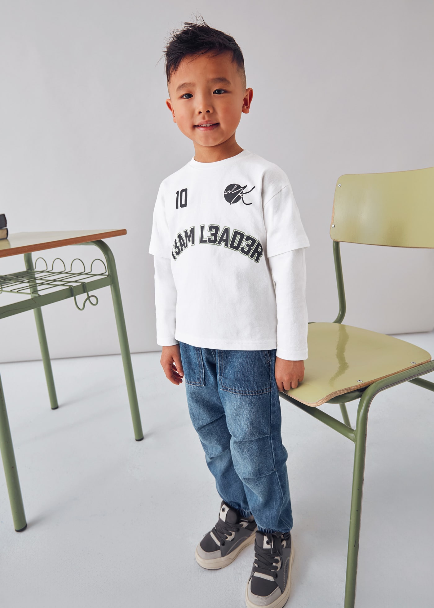 Boys long sleeved team shirt