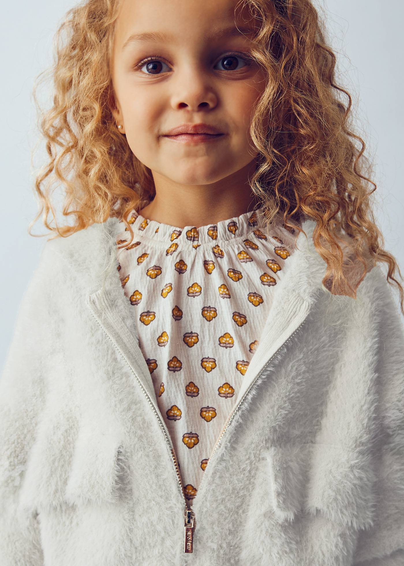 Girls zip-up hoody