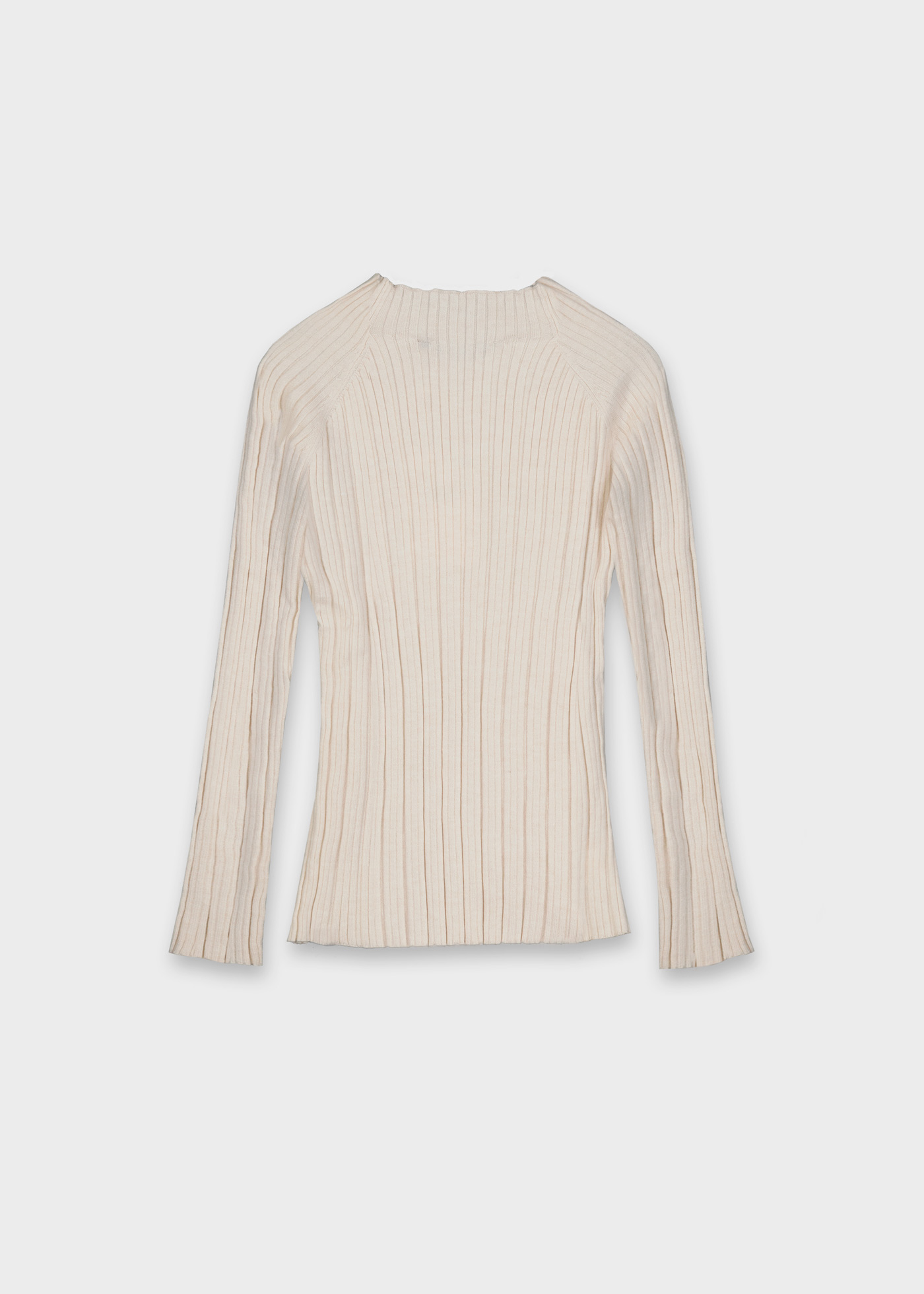 T-shirt à col cheminé en tricot fille