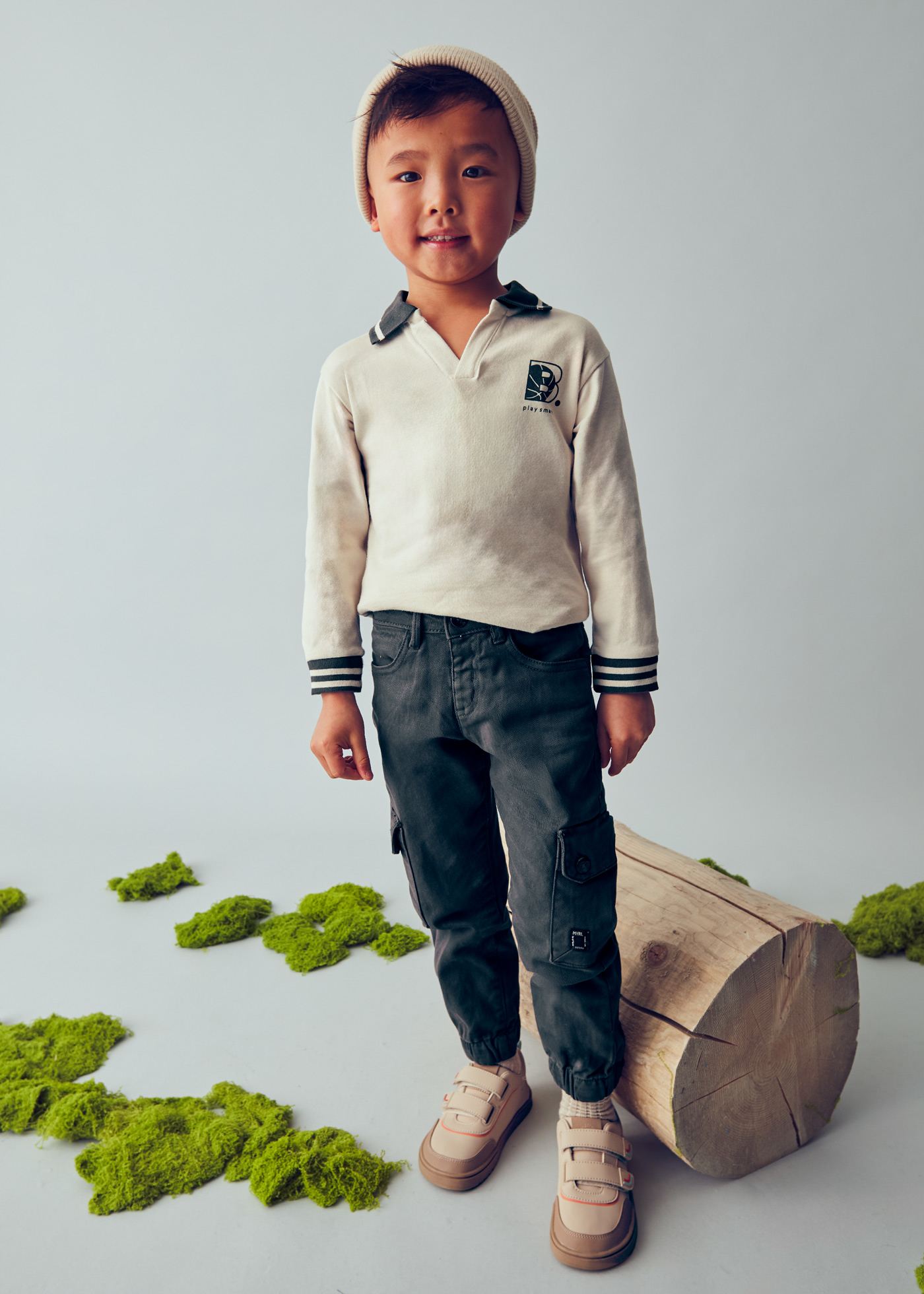 Boys long cargo pants
