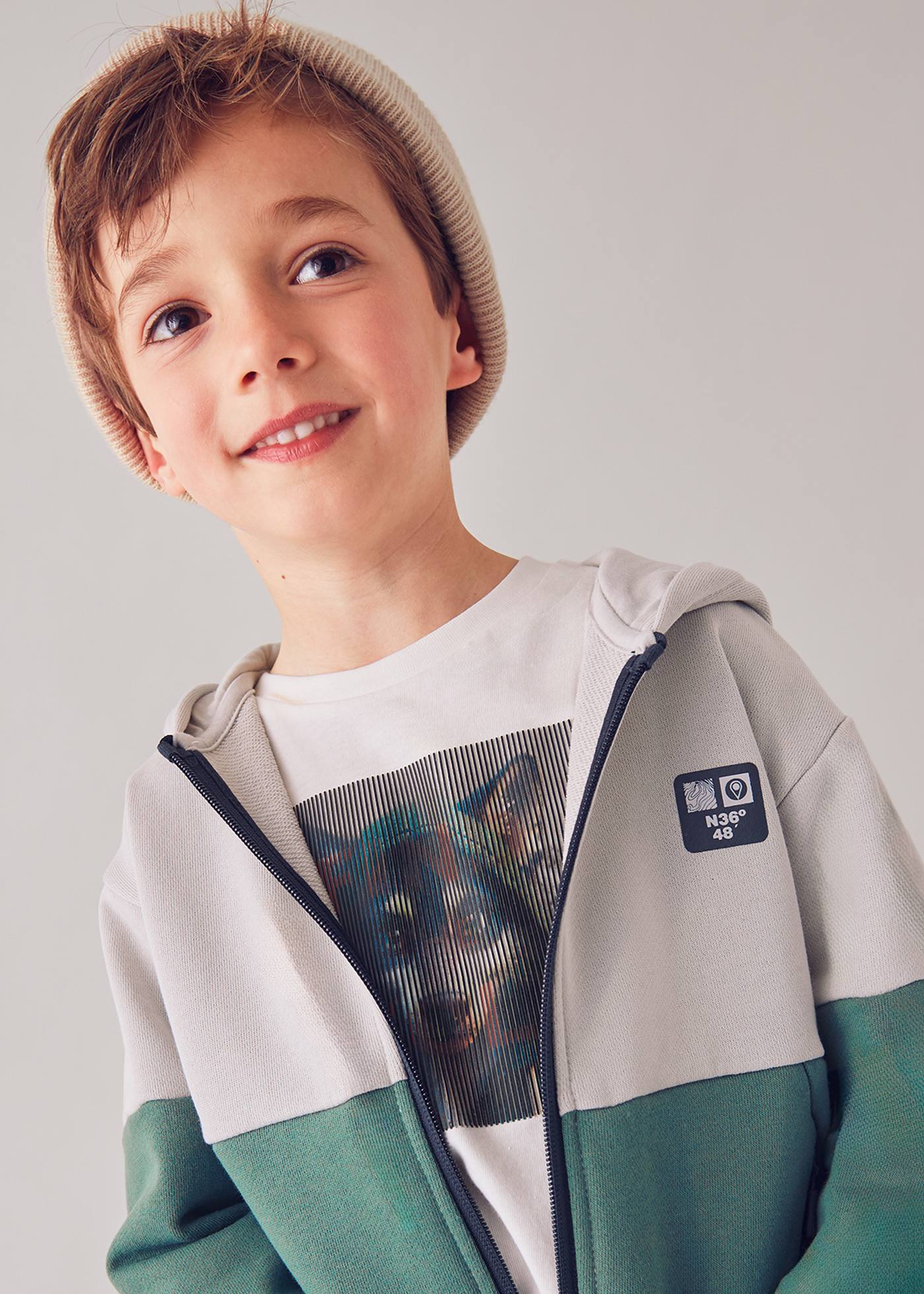Bluza łączona dla chłopca