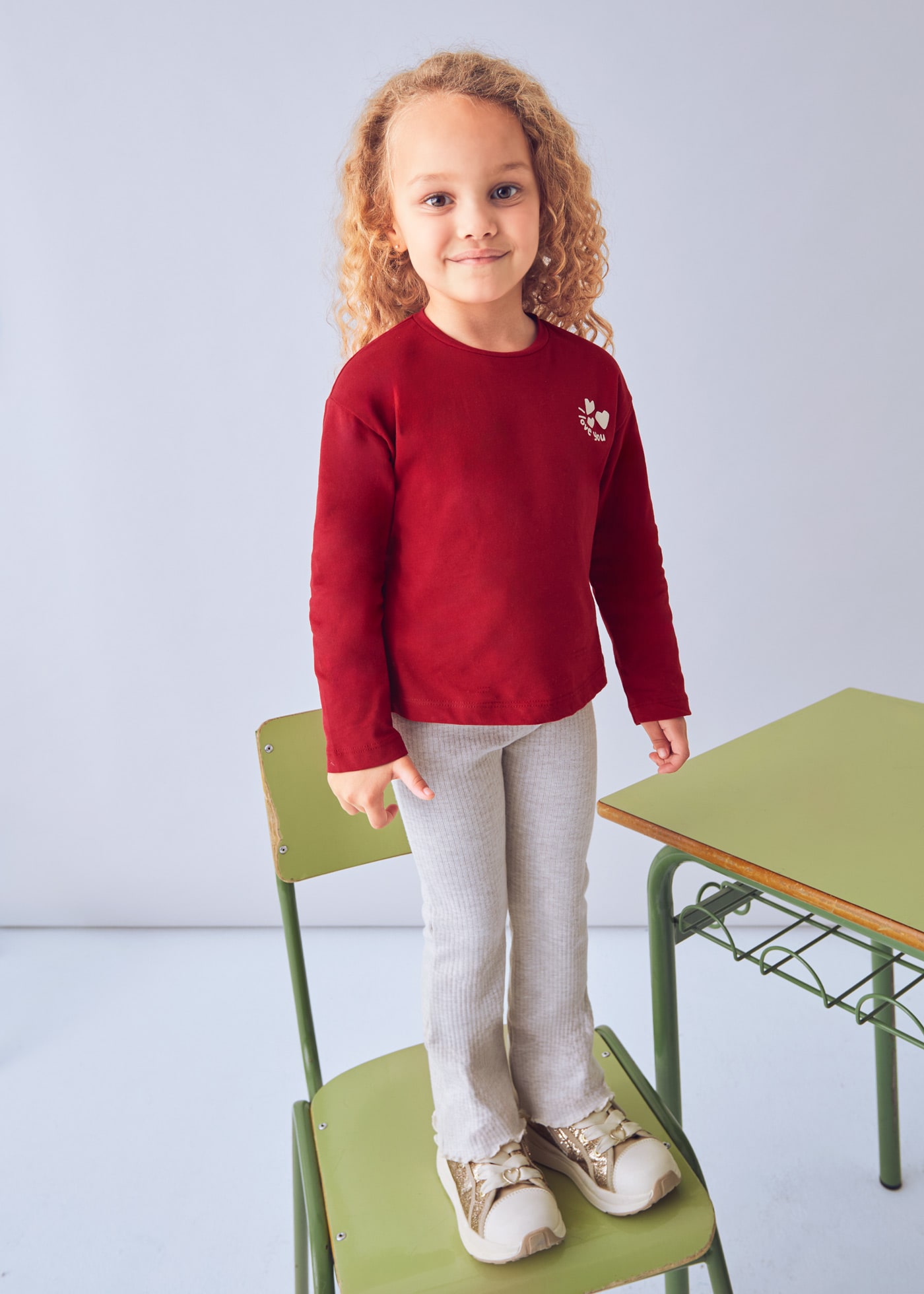 Girls long sleeved doll t-shirt