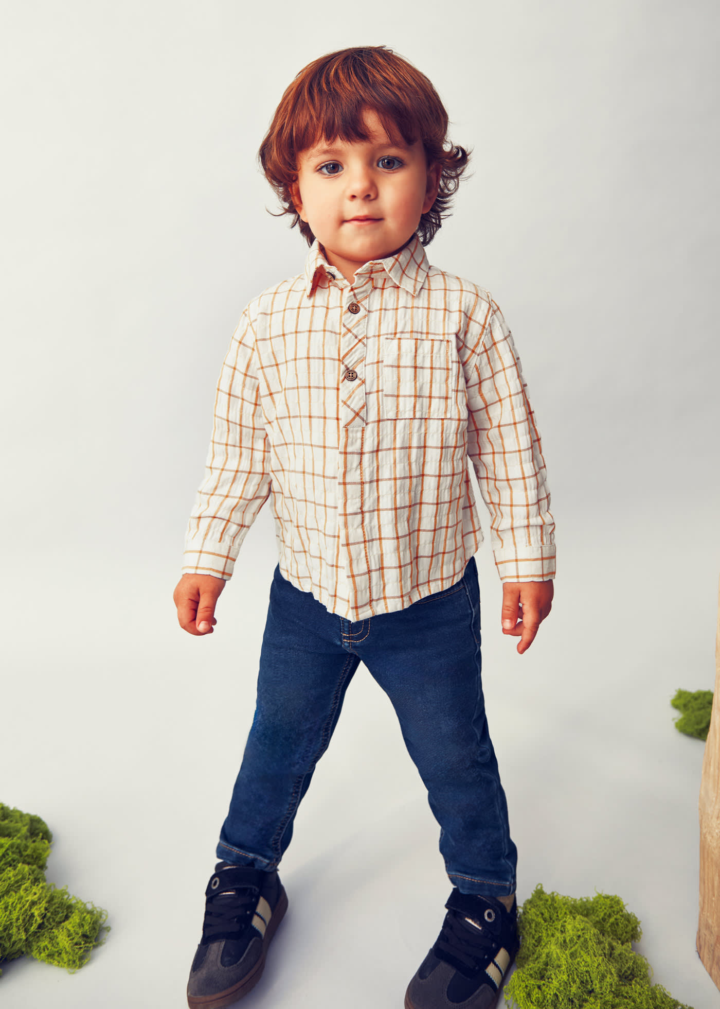 Camisa cuadros bebé