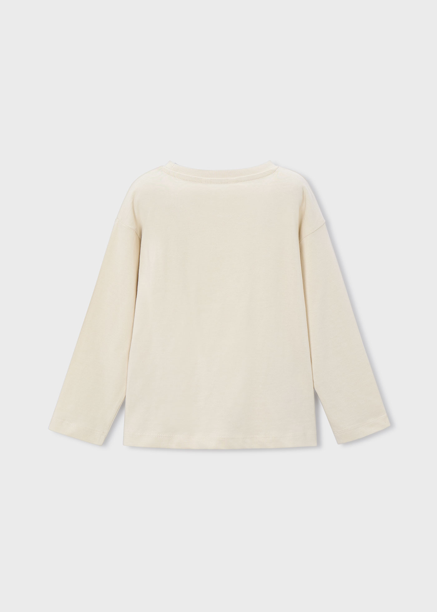 Boys long sleeved letters shirt