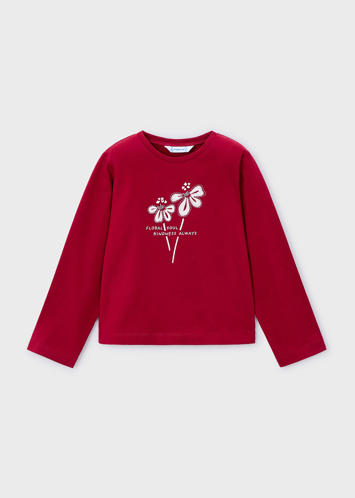 Shirt basic Blume Mädchen