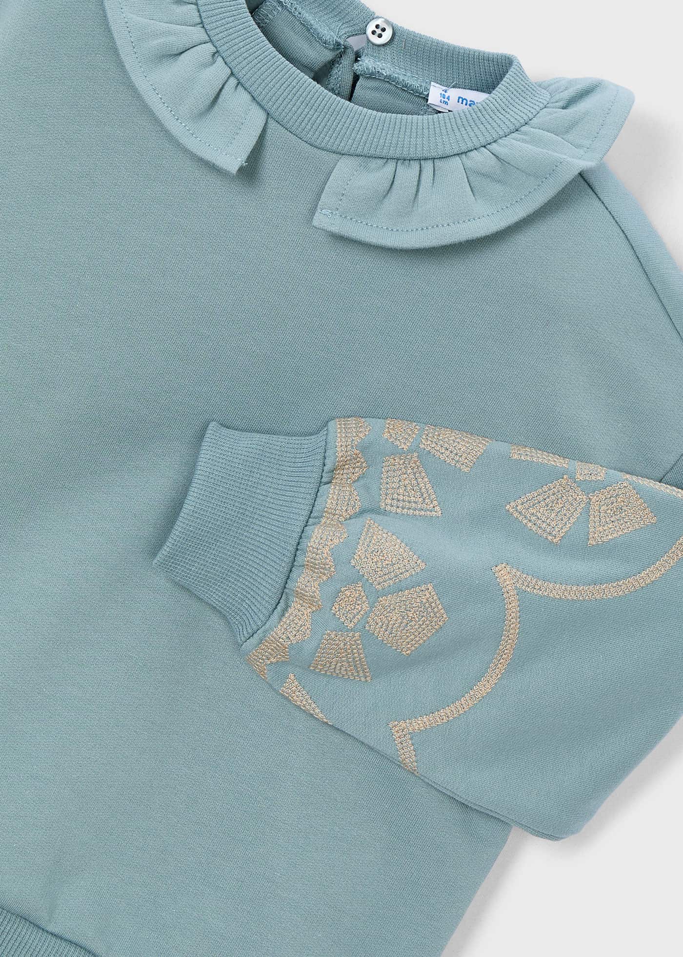 Sweatshirt Rüschenkragen Mädchen