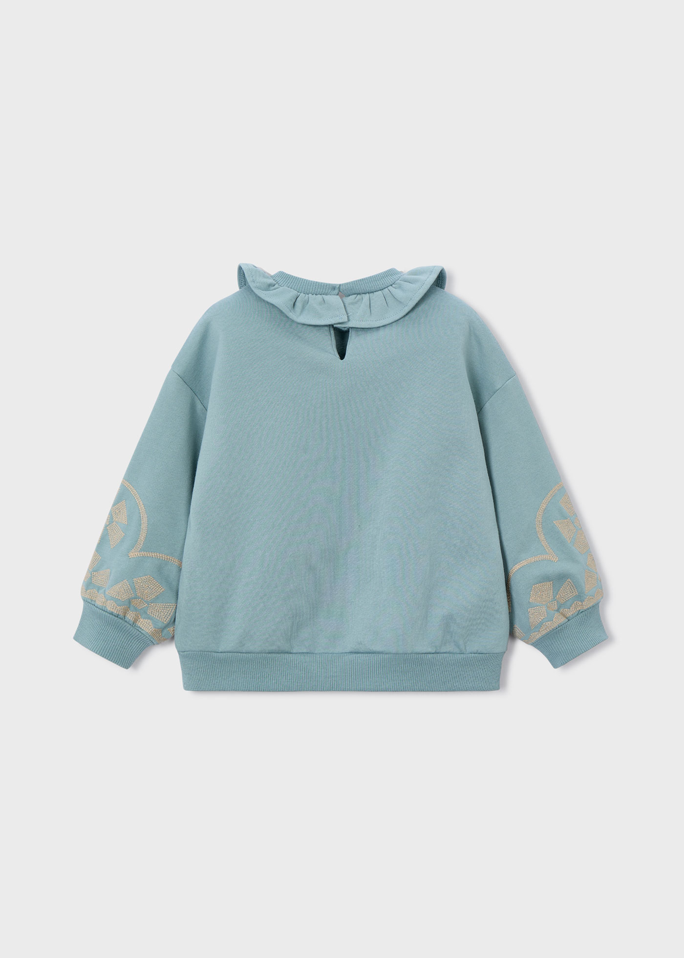 Sweatshirt Rüschenkragen Mädchen