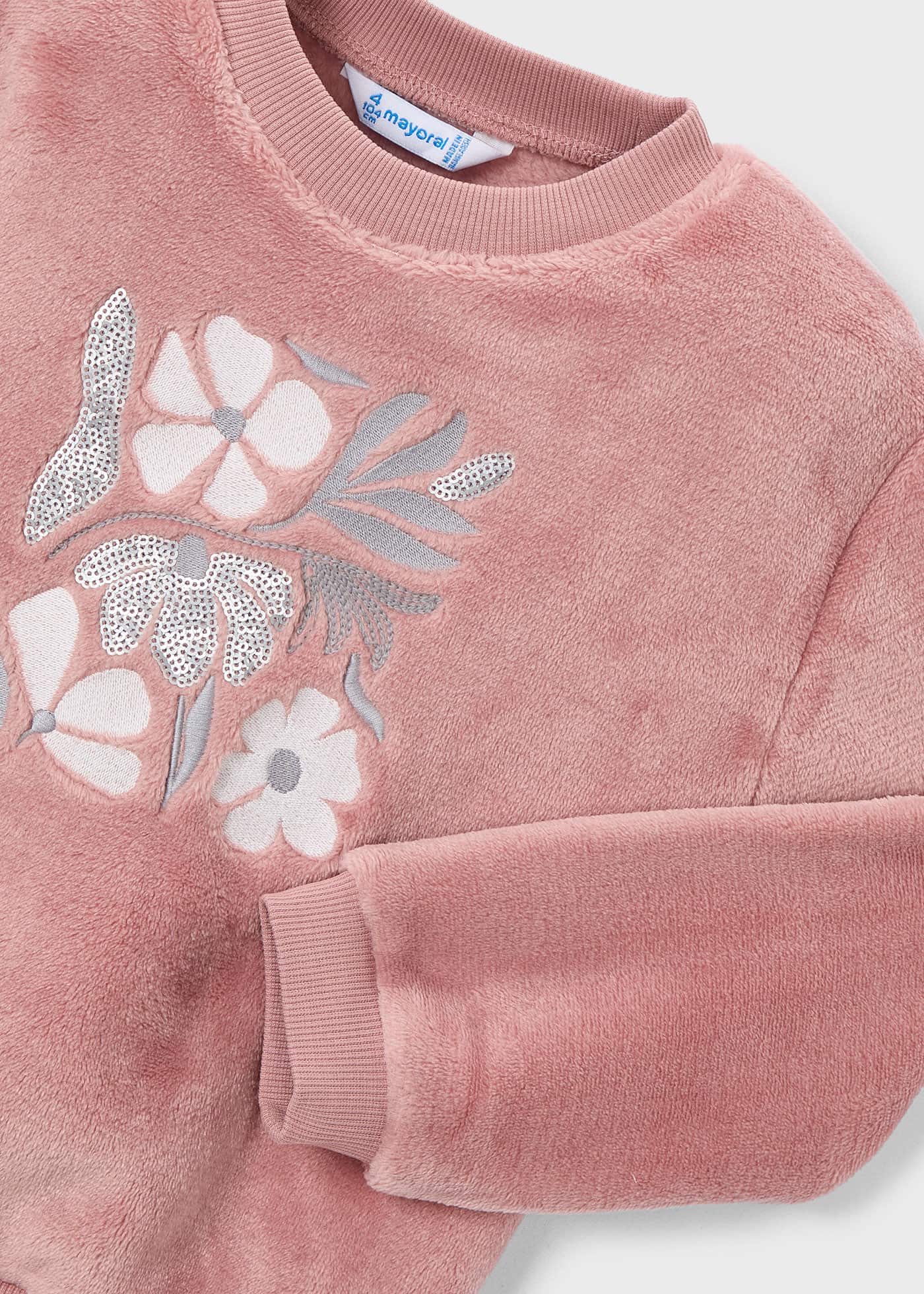 Girls flower jumper