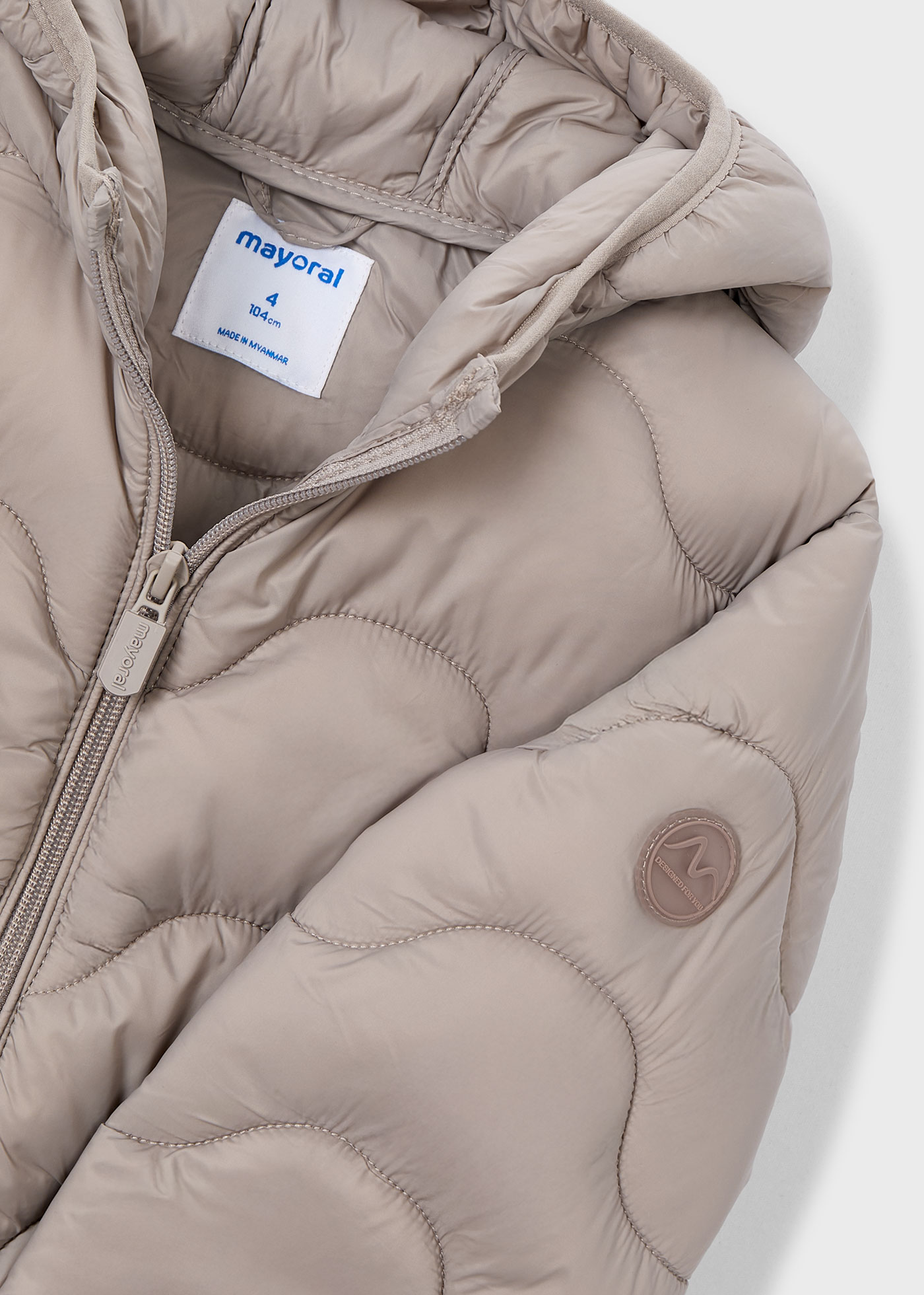 Girls quilted coat