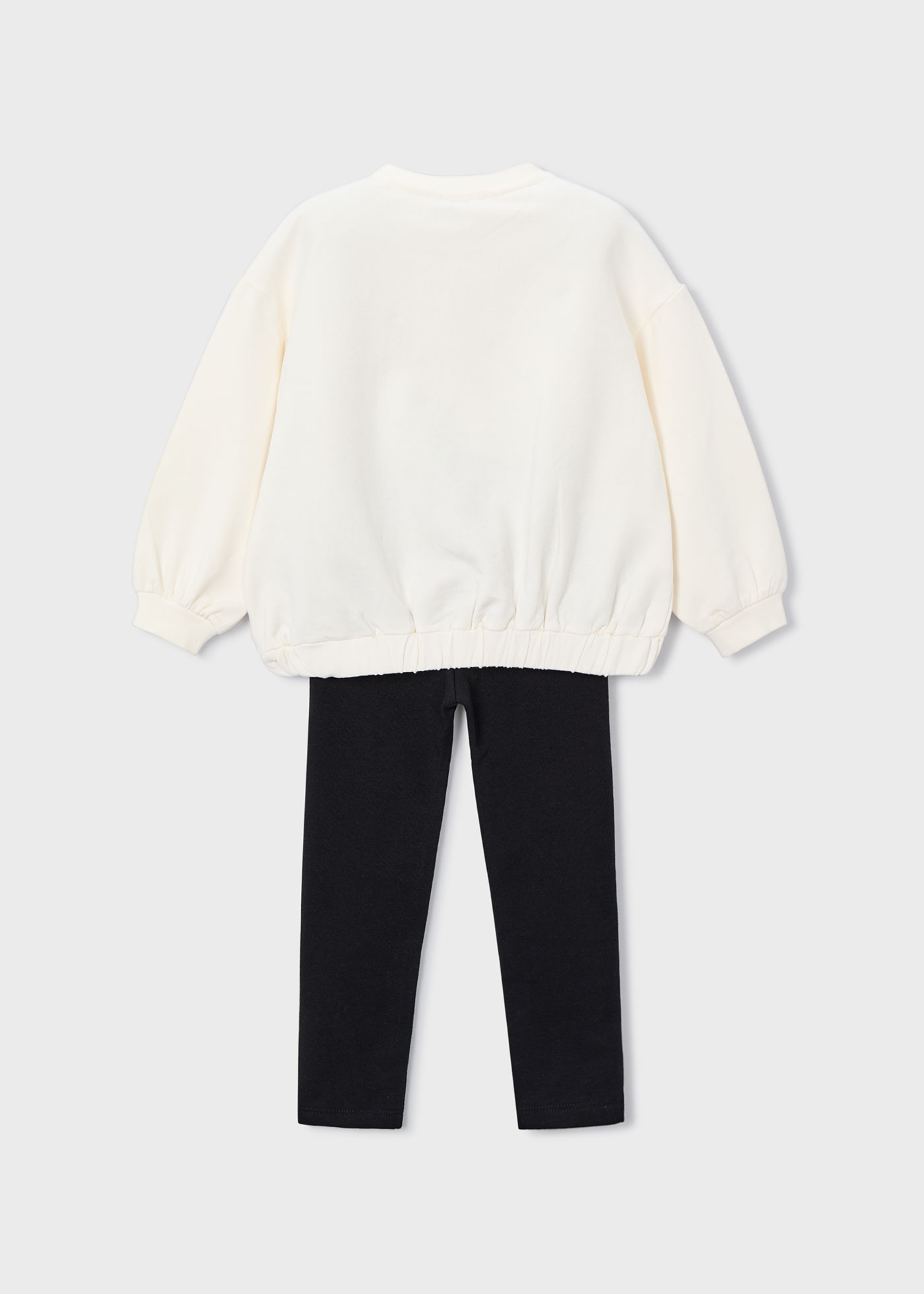 Set Leggings und Sweatshirt Schleife Mädchen
