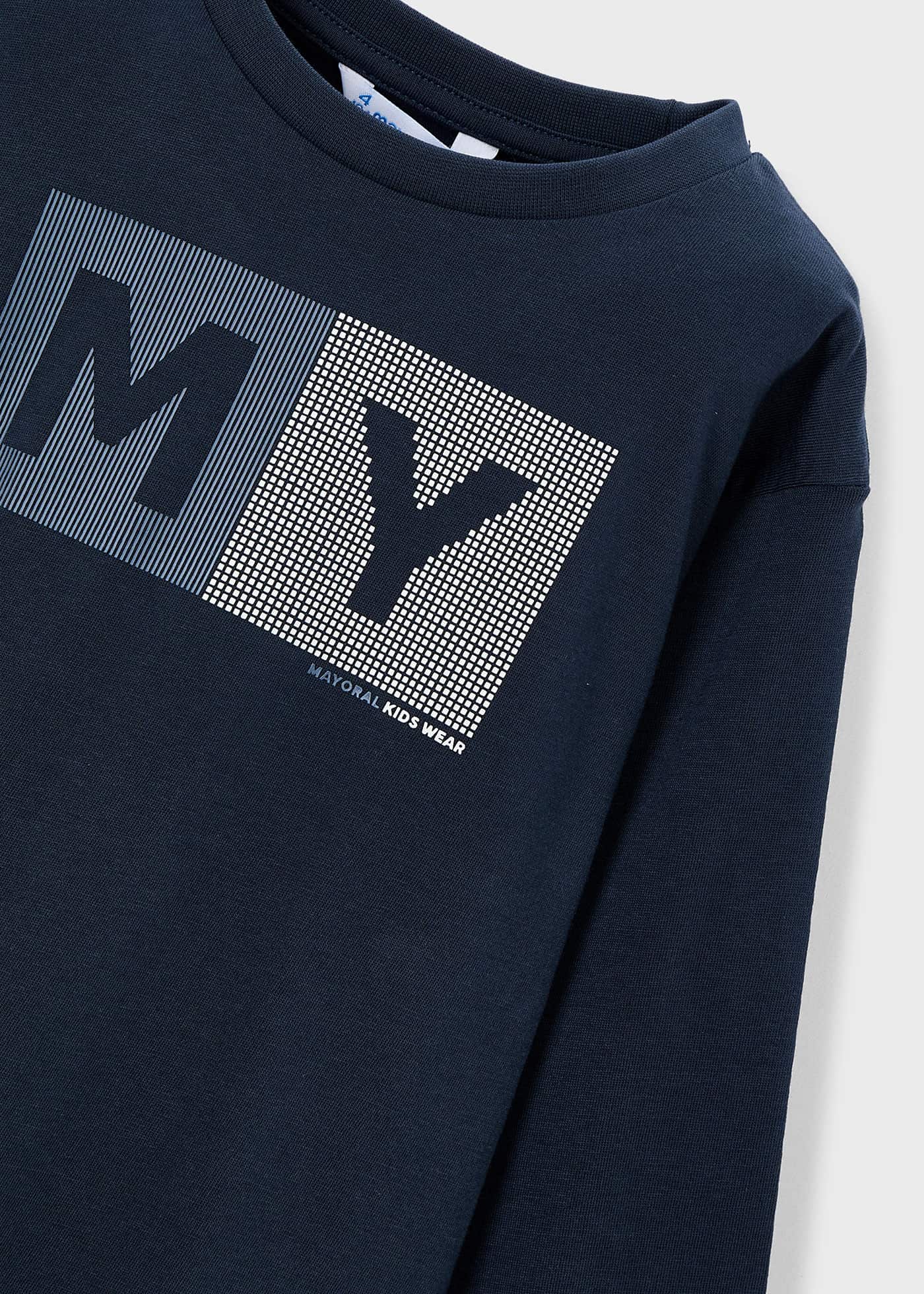 Тениска basic с надпис за момче Тениска basic с надпис за момче