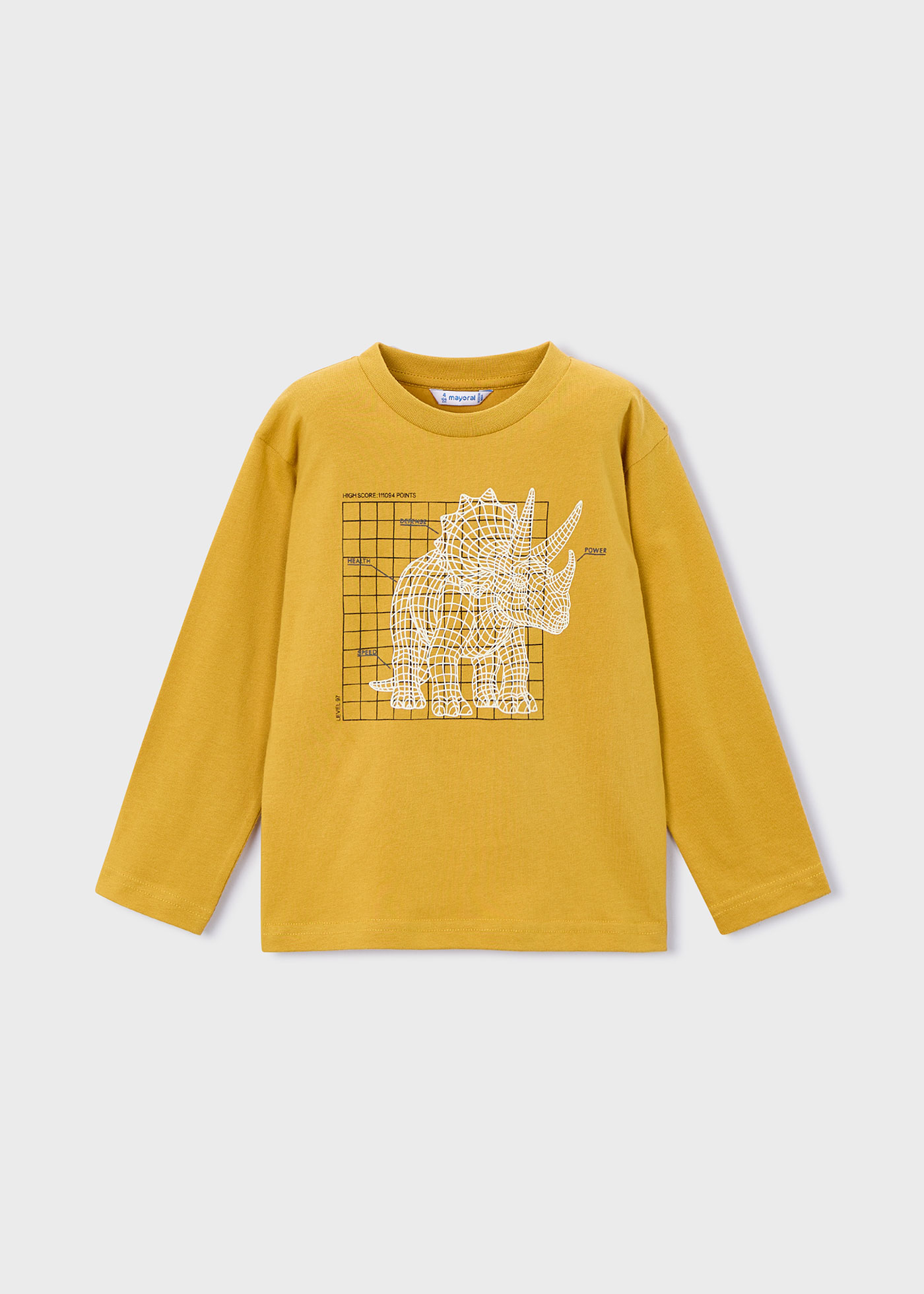 Camiseta interactiva dinosaurio niño