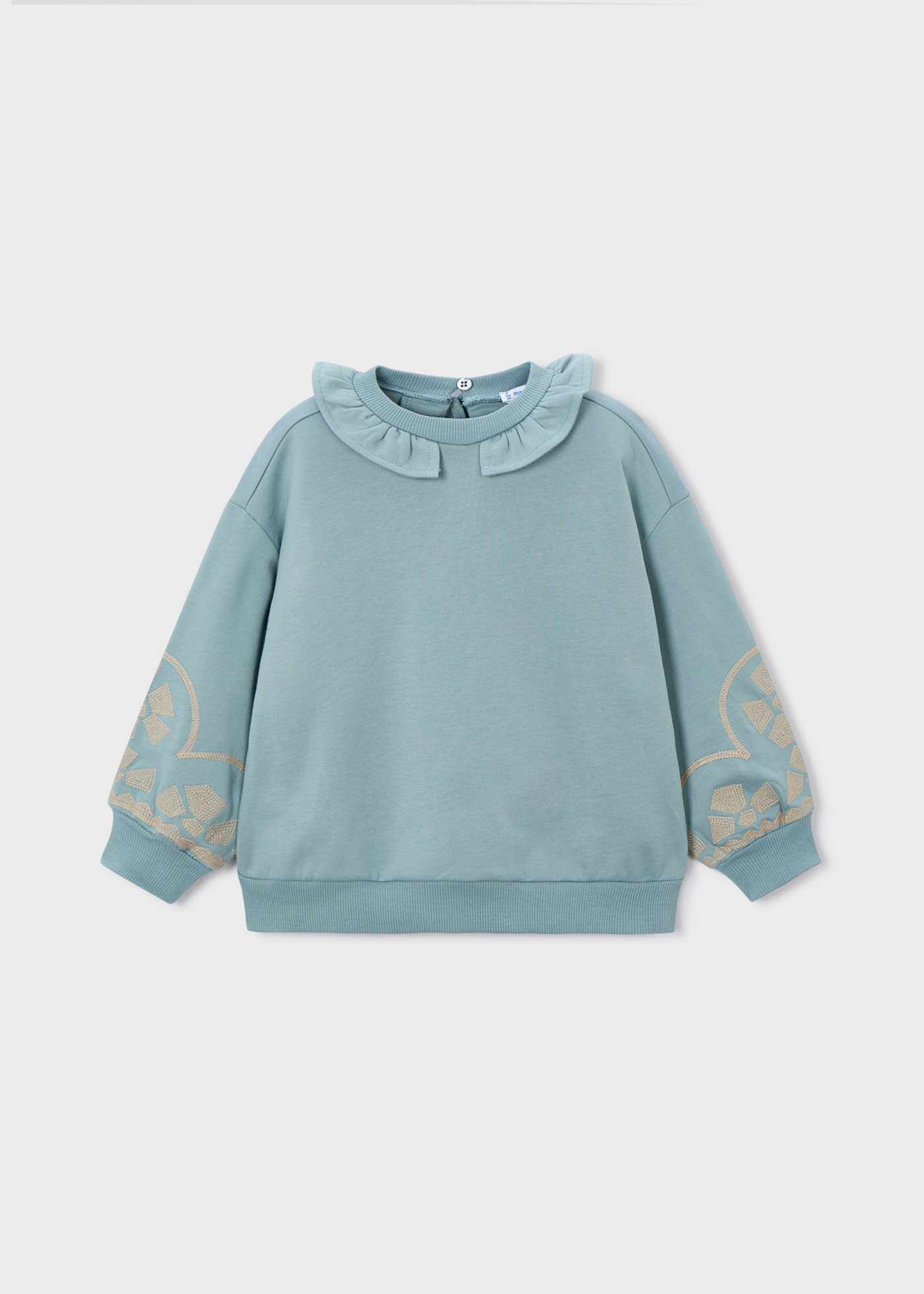 Sweatshirt Rüschenkragen Mädchen