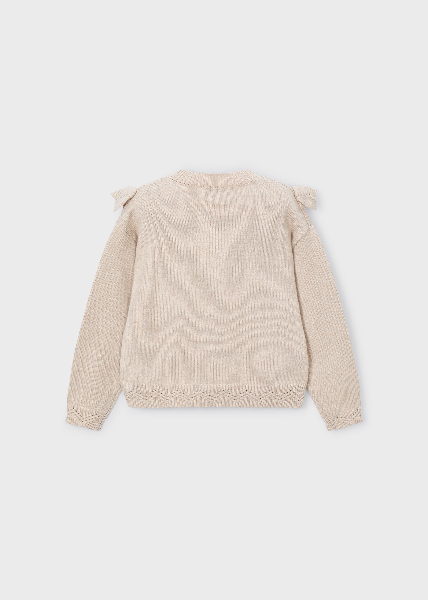 Jersey tricot calados niña