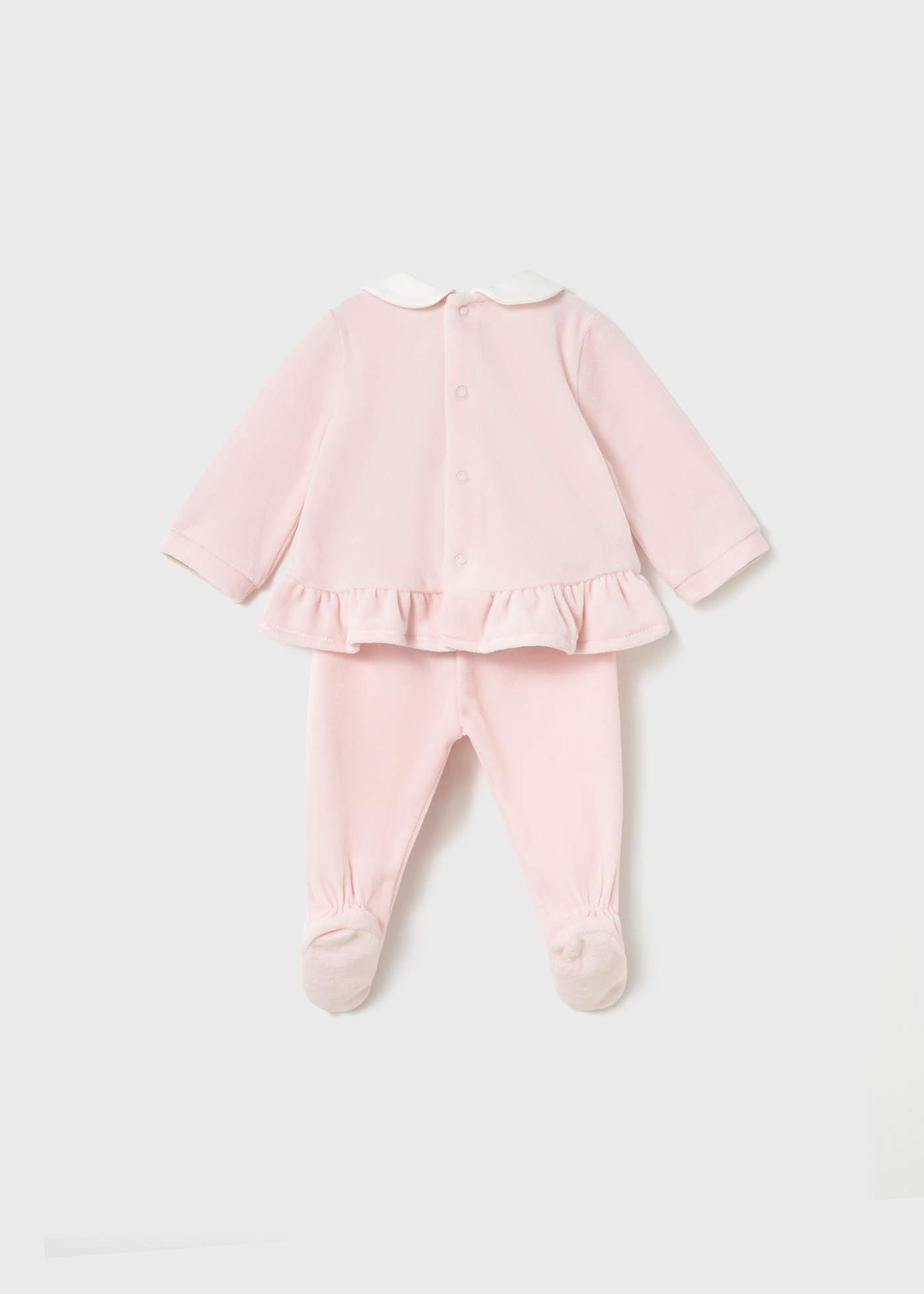 Newborn Girl Velour Set