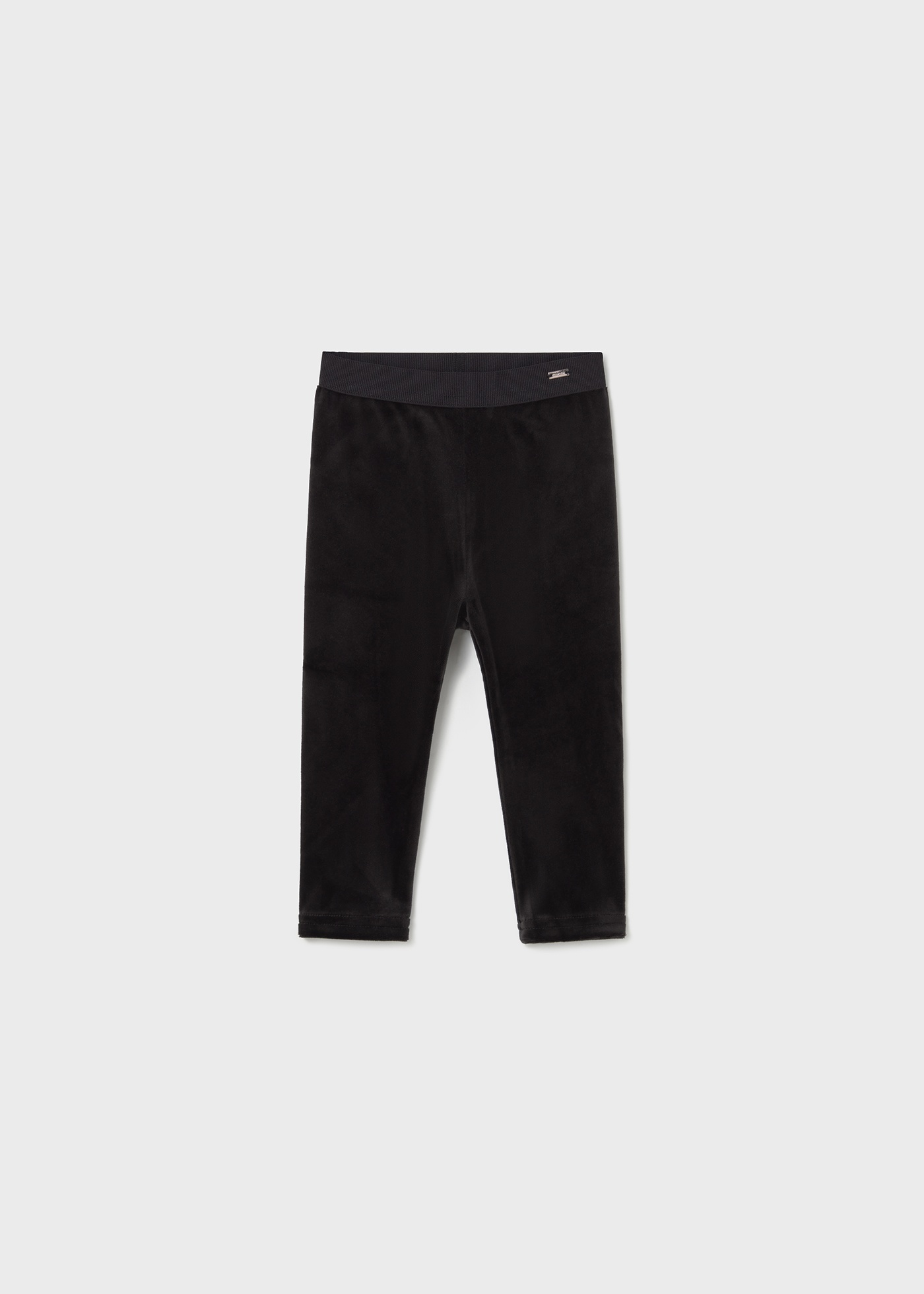 Leggings basique en velours bébé