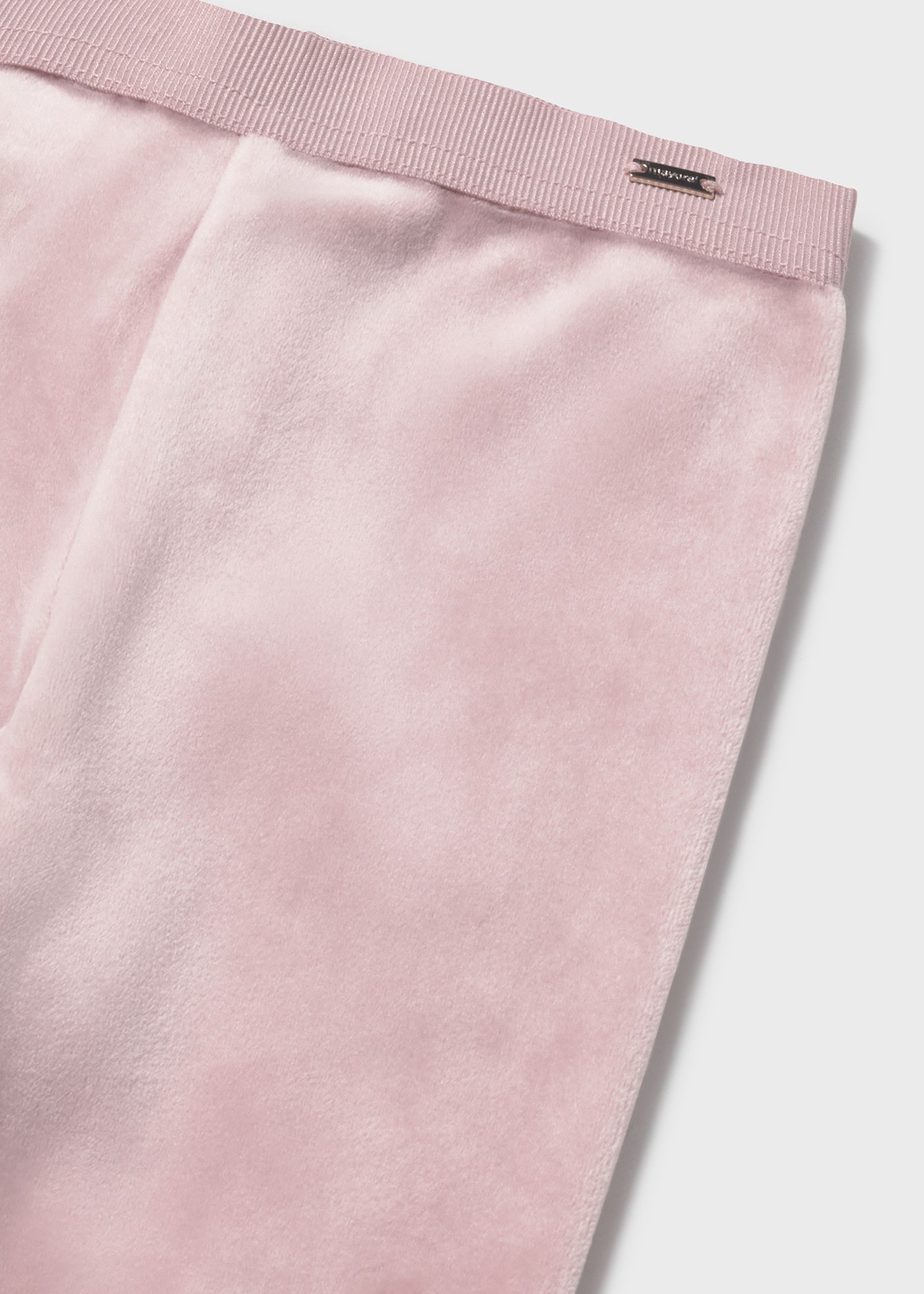 Leggings basique en velours bébé