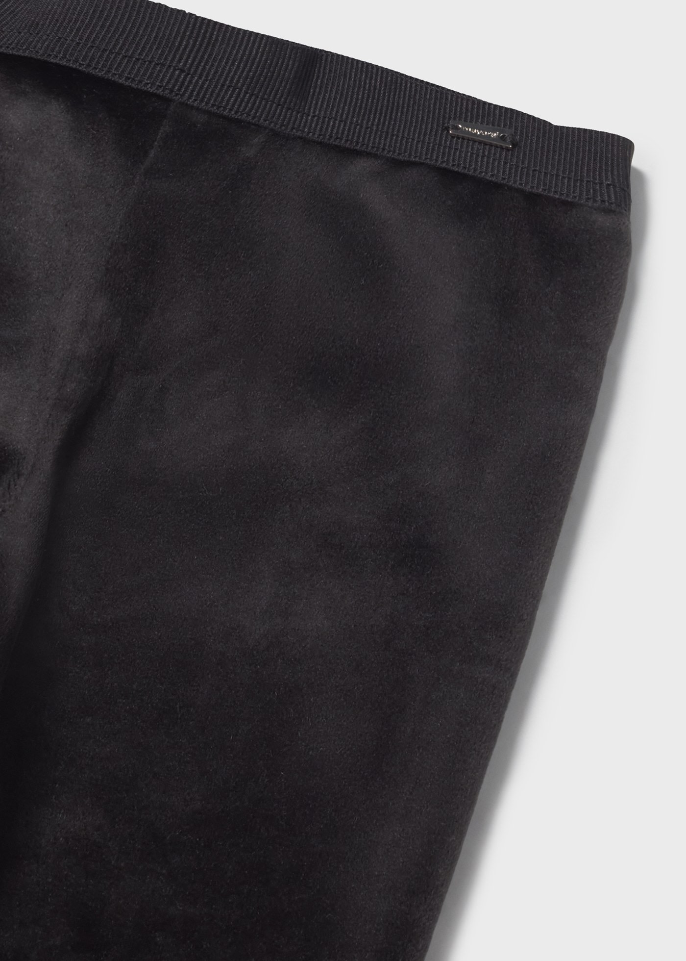 Leggings basique en velours bébé