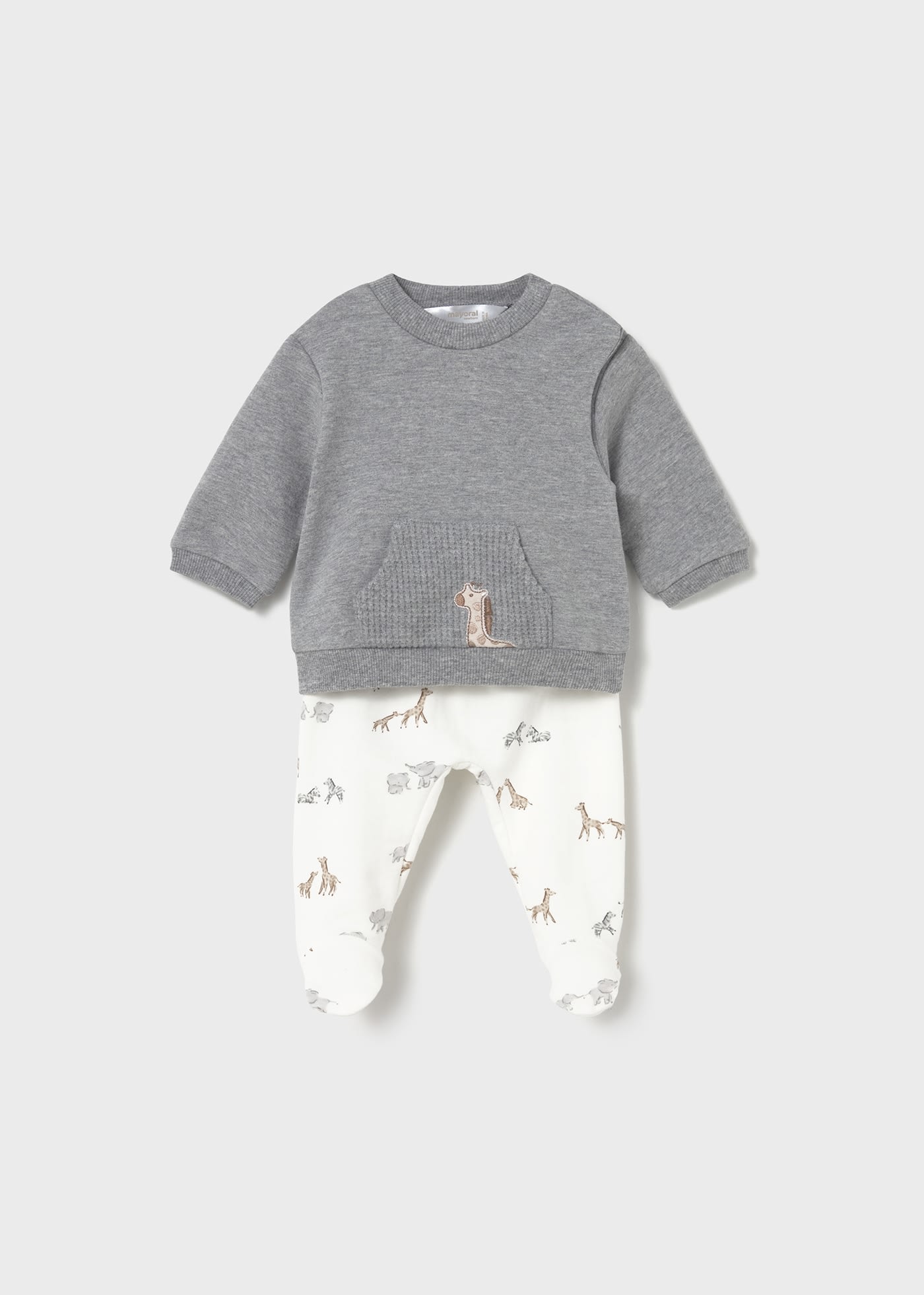 Ensemble guêtre et sweat nouveau-né