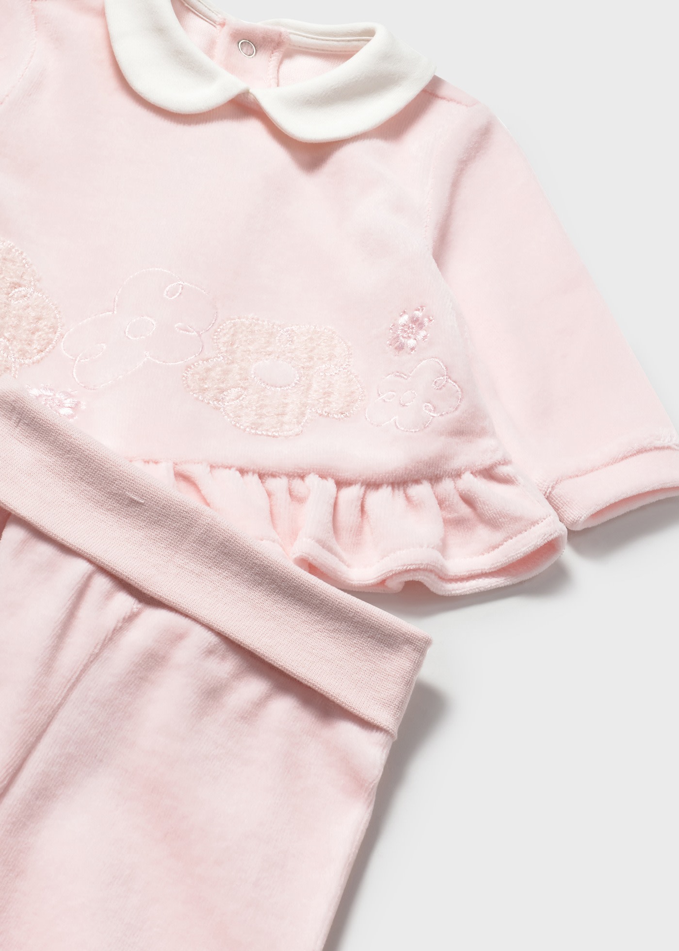 Newborn Girl Velour Set