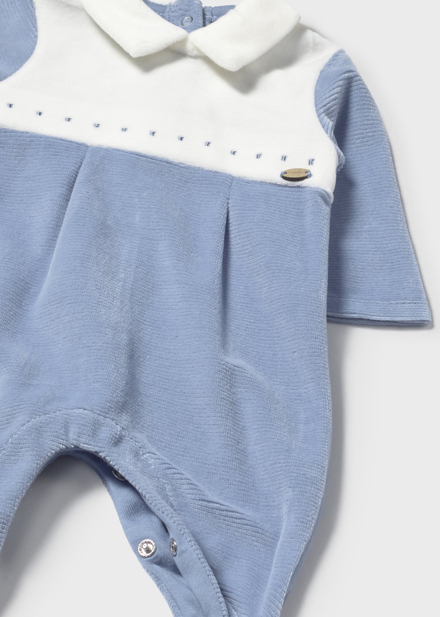 Babygrow aveludado recém nascido