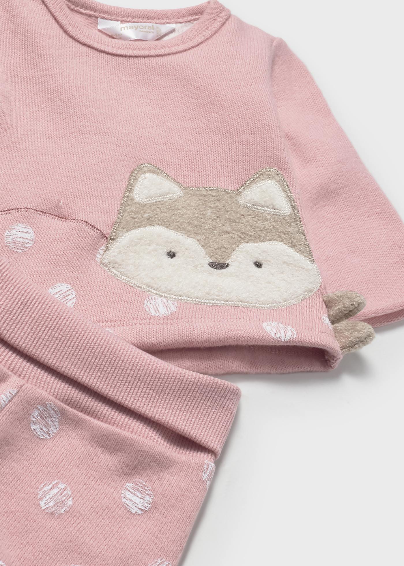 Set Strampler un Pullover Tierchen Neugeborene