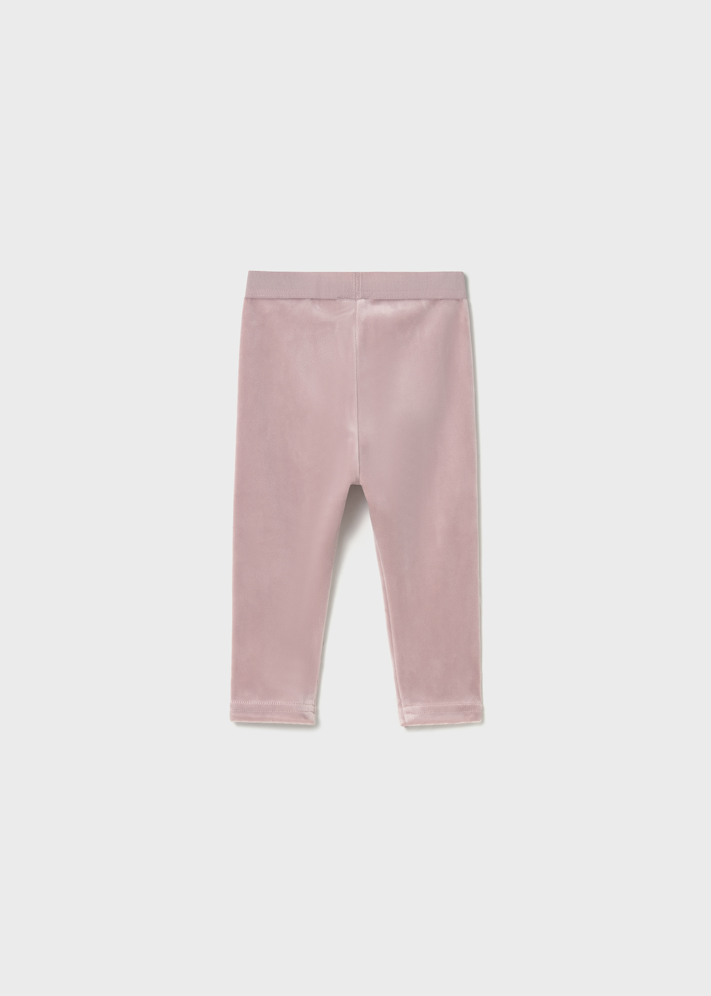 Leggings basique en velours bébé