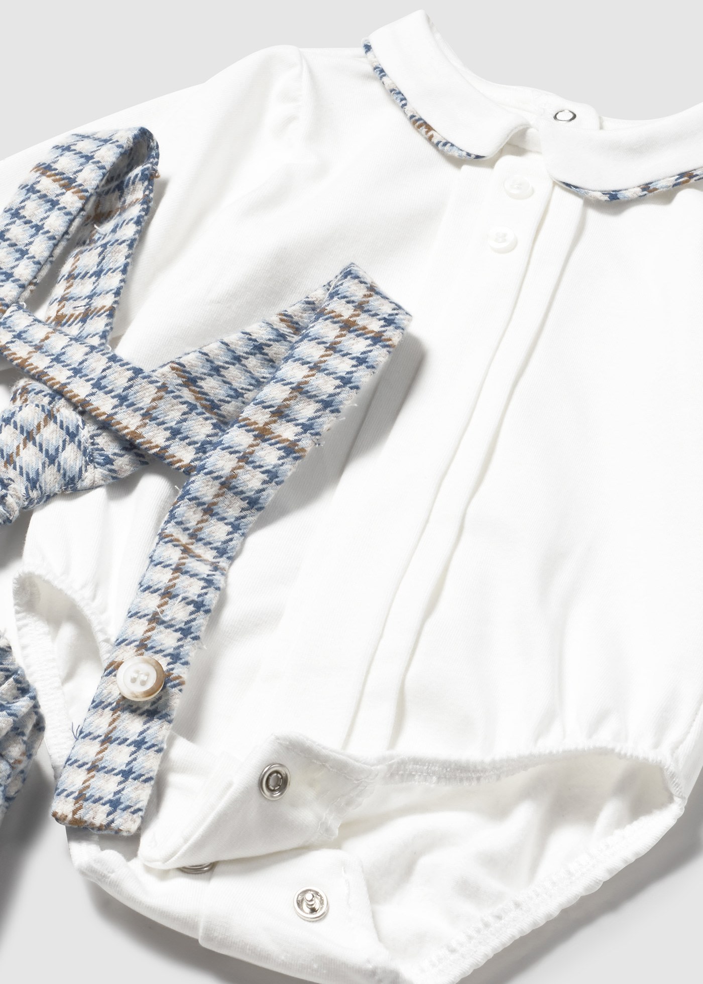 Newborn shorts and dungarees set