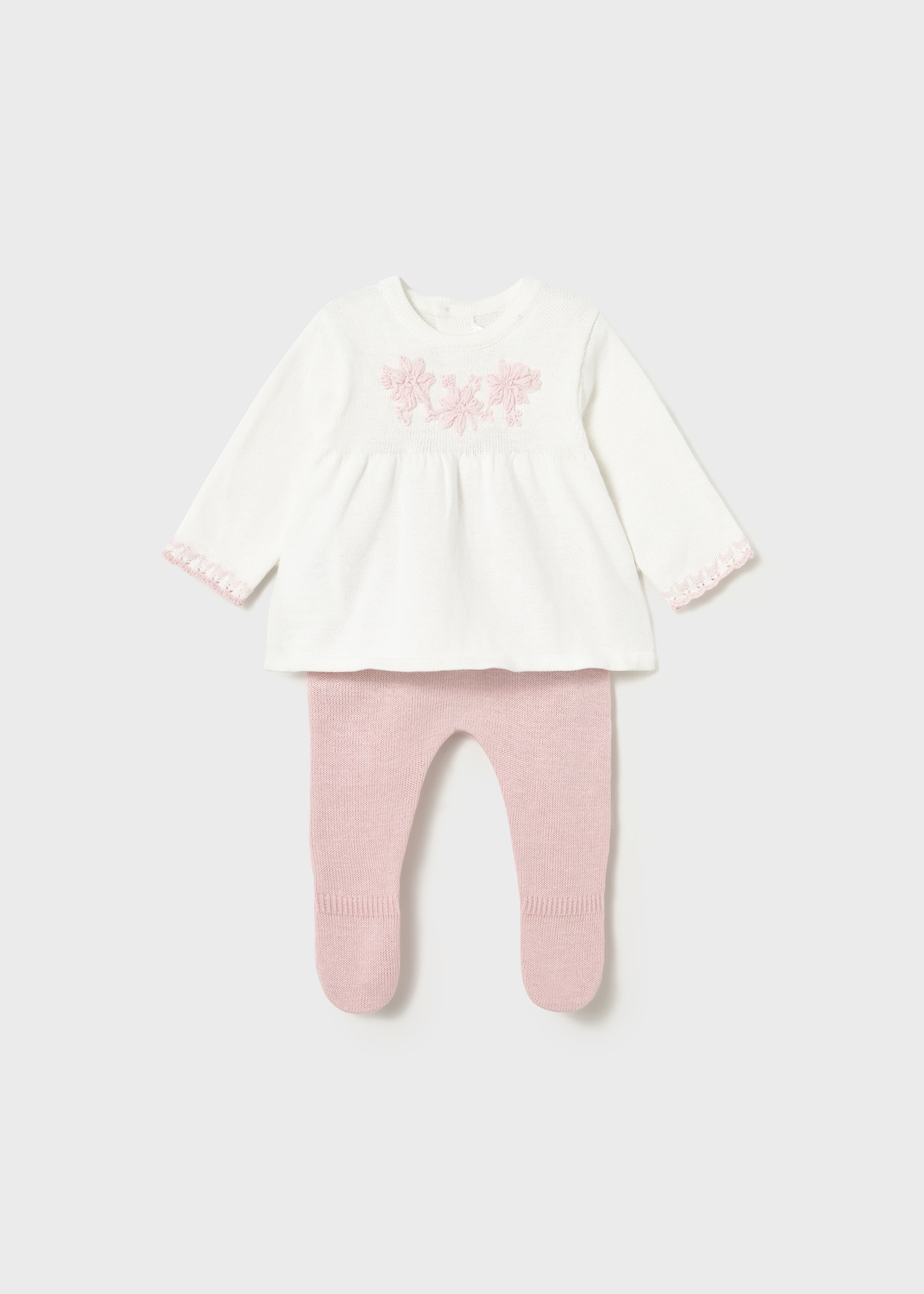 Ensemble guêtre et pull nouveau-né