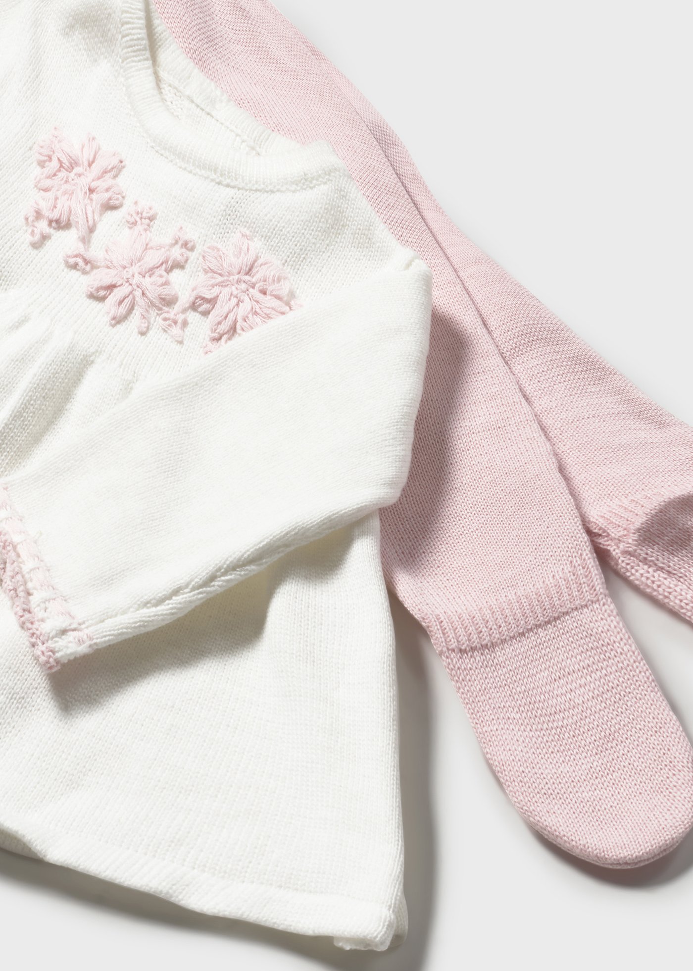 Ensemble guêtre et pull nouveau-né