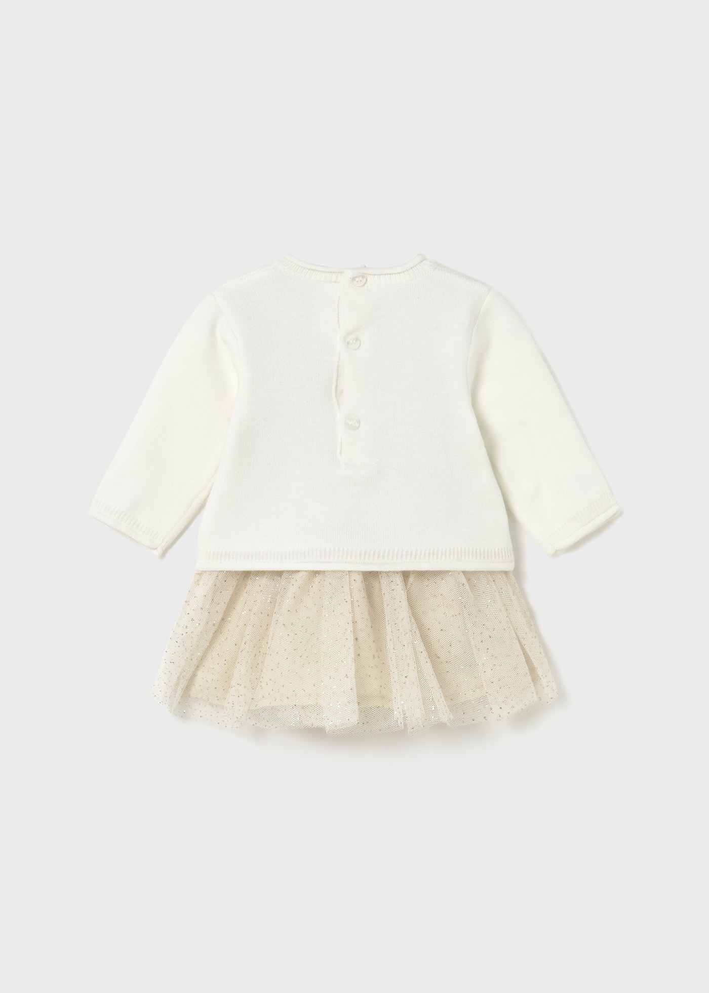 Robe combinée en tulle nouveau-né