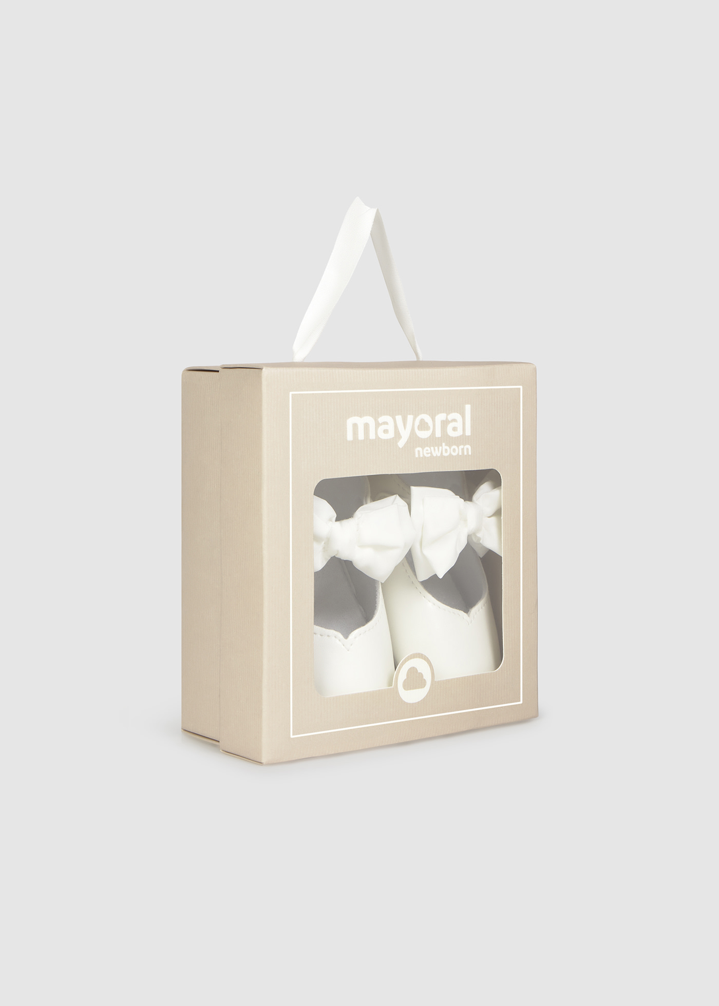 Newborn girl bow Mary Janes