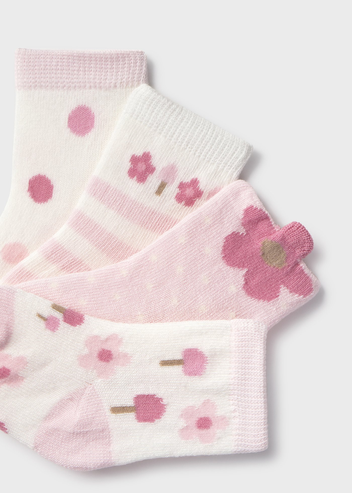 Newborn girl 4 pack of socks