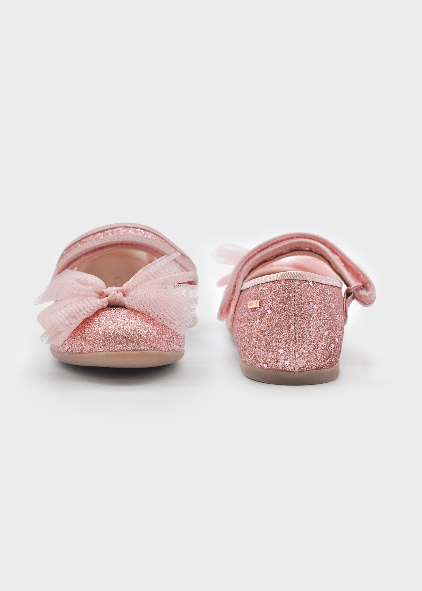 Ballerine glitter fiocco bambina